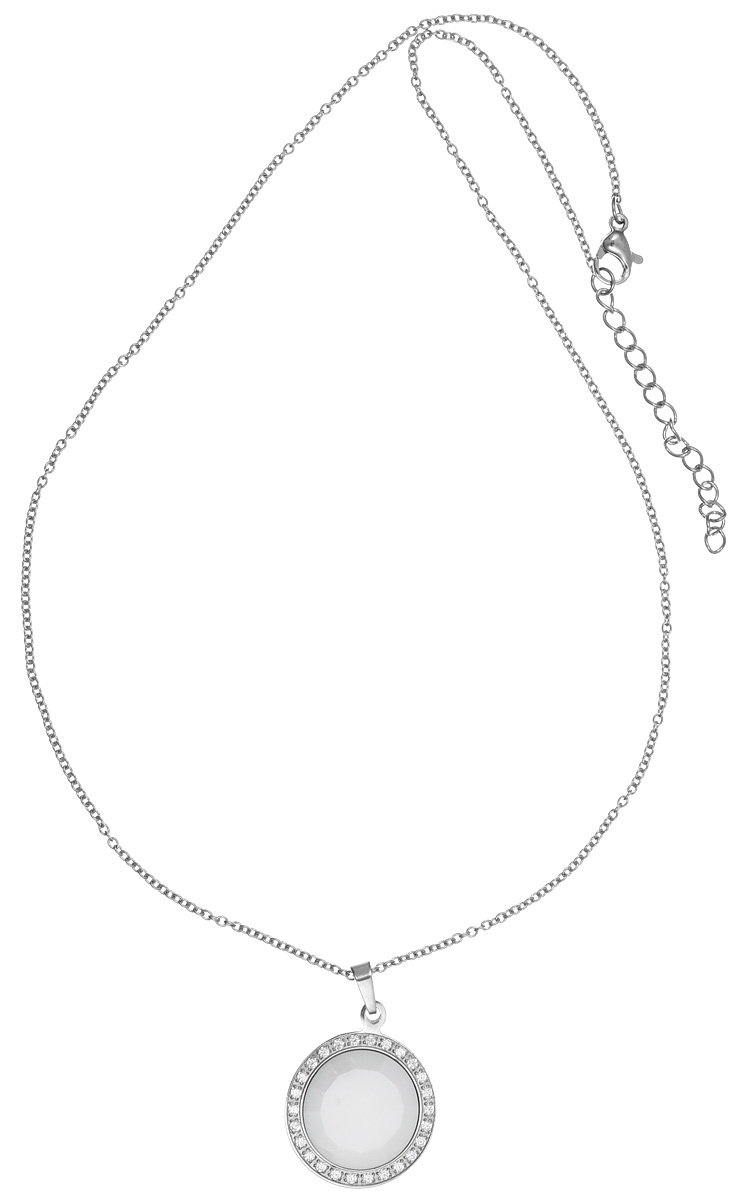 Кулон Art-Silver, цвет: серебряный, белый. КБ0988-733КБ0988-733 Кулон Art-Silver, цвет: серебряный, белый. КБ0988-733КБ0988-733Элегантный кулон Art-Silver выполнен из бижутерийного сплава и стали, дополнен изящной цепочкой. Кулон инкрустирован цирконами и кристаллом из керамики. Изделие застегивается на замок-карабин, длина регулируется. Оригинальный кулон придаст вашему образу изюминку и преобразит повседневный наряд.