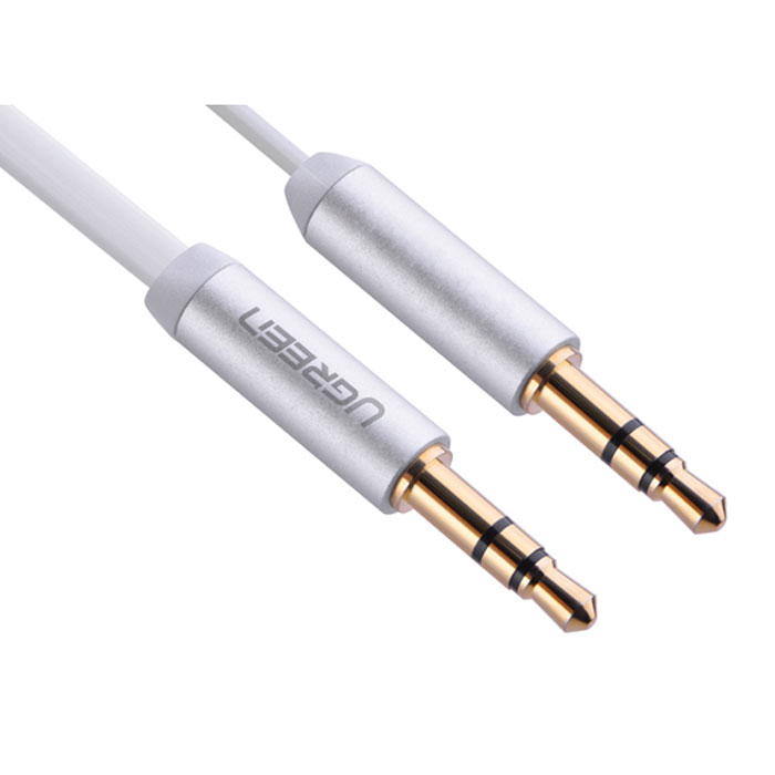 Ugreen UG-10765, White Silver кабель AUX 2 мUG-10765 Ugreen UG-10765, White Silver кабель AUX 2 мUG-10765Главное отличие аудио кабеля Ugreen UG-10765 - мягкая оболочка и стильные металлические соединители. Прекрасное качество исполнения и экранирования позволит избежать влияния помех при передаче сигнала. Он может быть использован для подключения гарнитуры к MP3-плееру, компьютеру, DVD, TV, или CD плееру , в которых есть данный аудио-разъем. Тип оболочки: ПВХ Экранирование