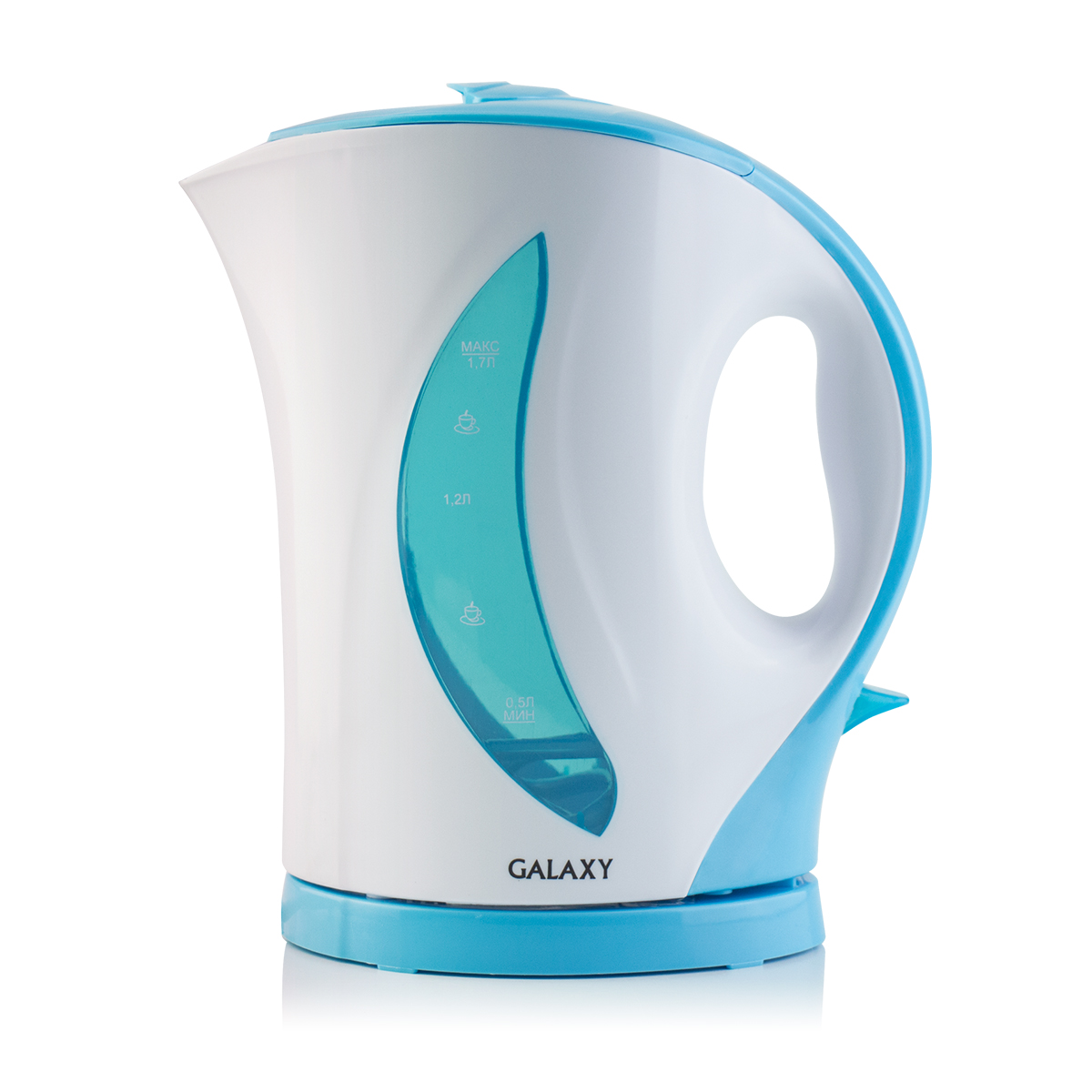 Galaxy GL 0107, Blue чайник электрический4630003368867 Galaxy GL 0107, Blue чайник электрический4630003368867Электрический чайник Galaxy GL 0107 отвечает всем современным требованиям надежности и безопасности. При его производстве используются только высококачественные и экологически безопасные материалы, а также нагревательный элемент и контроллеры высокого класса надежности. Устройство будет служить вам долгие годы, наполняя ваш быт комфортом! Galaxy GL 0107 - это мощная (2200 Вт) модель объемом 1,7 л. С помощью этого чайника вы сможете приготовить чай на большую компанию за считанные минуты. Вращающийся корпус сделает использование чайника еще более удобным, а фильтр избавит от попадания накипи в чашку.