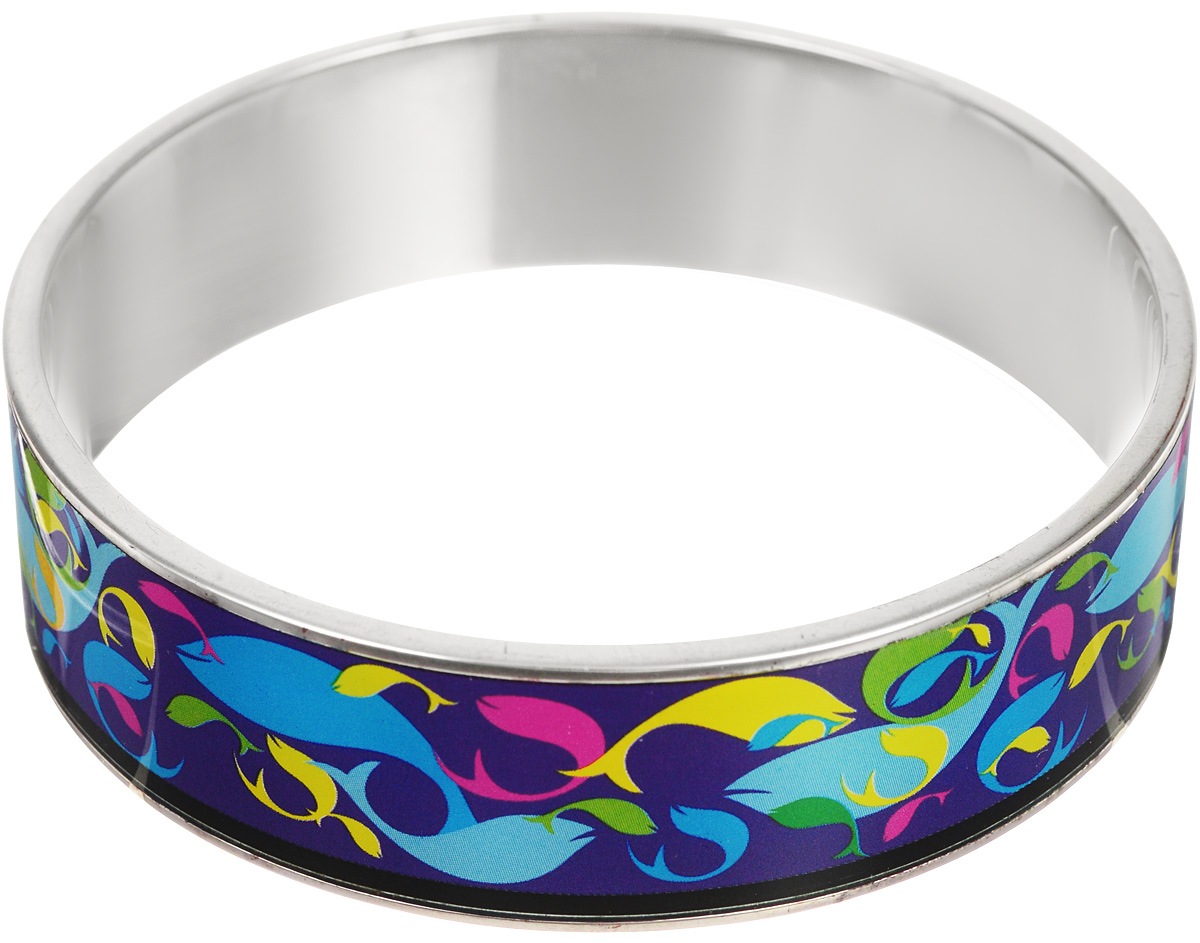 Браслет Art-Silver, цвет: серебряный, мультиколор. ФБб114-1-470ФБб114-1-470 Браслет Art-Silver, цвет: серебряный, мультиколор. ФБб114-1-470ФБб114-1-470Браслет Art-Silver изготовлен из бижутерного сплава. Изделие на лицевой стороне покрыто эмалью с ярким неповторимым орнаментом. br> Красивое и необычное украшение блестяще подчеркнет изысканный вкус, женственность и красоту своей обладательницы и поможет внести разнообразие в привычный образ.