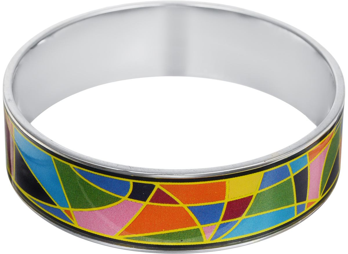Браслет Art-Silver, цвет: серебряный, мультиколор. ФБб121-1-470ФБб121-1-470 Браслет Art-Silver, цвет: серебряный, мультиколор. ФБб121-1-470ФБб121-1-470Браслет Art-Silver изготовлен из бижутерного сплава. Изделие на лицевой стороне покрыто эмалью с ярким неповторимым орнаментом. Красивое и необычное украшение блестяще подчеркнет изысканный вкус, женственность и красоту своей обладательницы и поможет внести разнообразие в привычный образ.