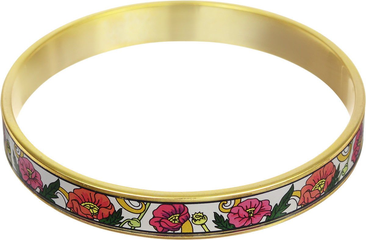 Браслет Art-Silver, цвет: золотой, мультиколор. ФБм129-320ФБм129-320 Браслет Art-Silver, цвет: золотой, мультиколор. ФБм129-320ФБм129-320Браслет Art-Silver изготовлен из бижутерного сплава. Изделие на лицевой стороне покрыто эмалью с ярким неповторимым орнаментом. Красивое и необычное украшение блестяще подчеркнет изысканный вкус, женственность и красоту своей обладательницы и поможет внести разнообразие в привычный образ.