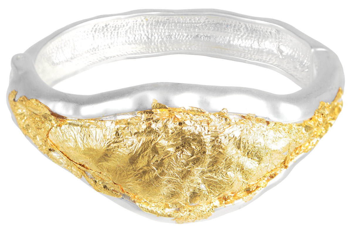 Браслет Art-Silver, цвет: серебристый, золотой. 183711-665183711-665 Браслет Art-Silver, цвет: серебристый, золотой. 183711-665183711-665Лаконичный женский браслет выполнен из бижутерного сплава. Браслет на пружине, благодаря которой браслет легко снимать и надевать. Необычный браслет блестяще подчеркнет ваш изысканный вкус и поможет внести разнообразие в привычный образ.