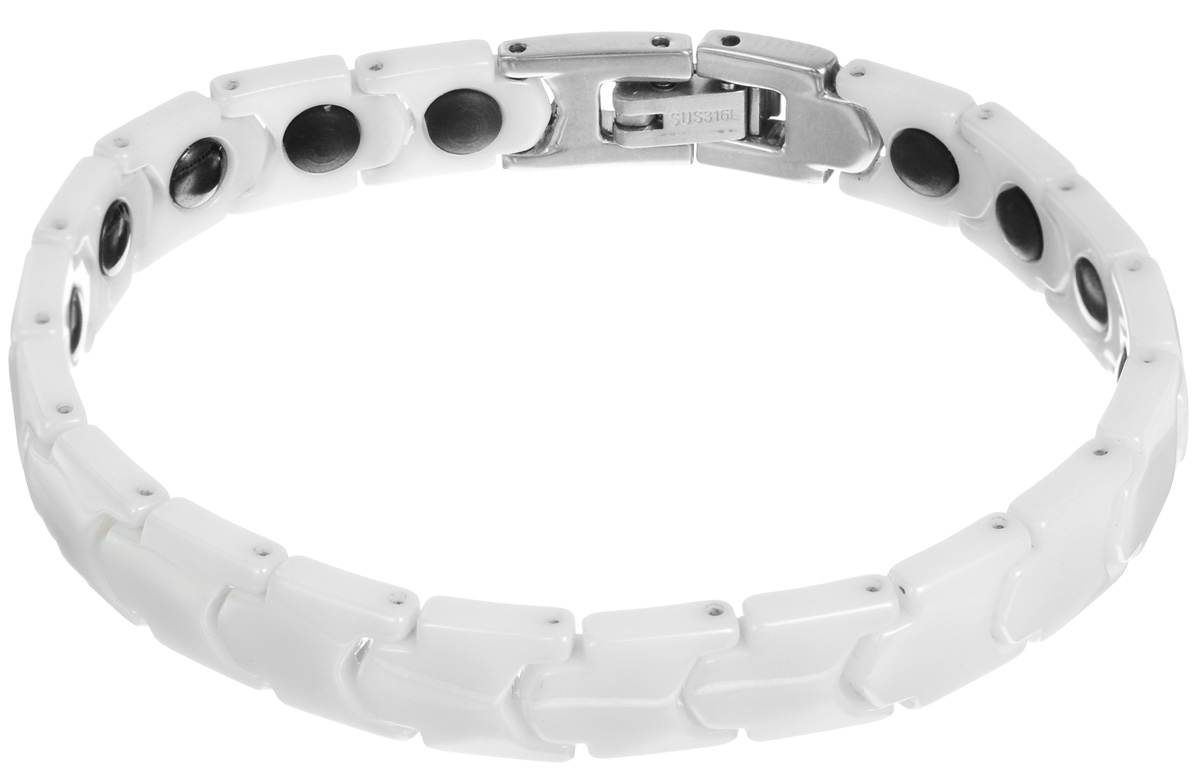Браслет Art-Silver, цвет: белый. B5000-2-1310. Размер 18B5000-2-1310 Браслет Art-Silver, цвет: белый. B5000-2-1310. Размер 18B5000-2-1310Лаконичный браслет выполнен из керамики и высококачественной стали. Браслет застегивается при помощи замка-пряжки, благодаря которой браслет легко снимать и надевать. Необычный браслет блестяще подчеркнет ваш изысканный вкус и поможет внести разнообразие в привычный образ.