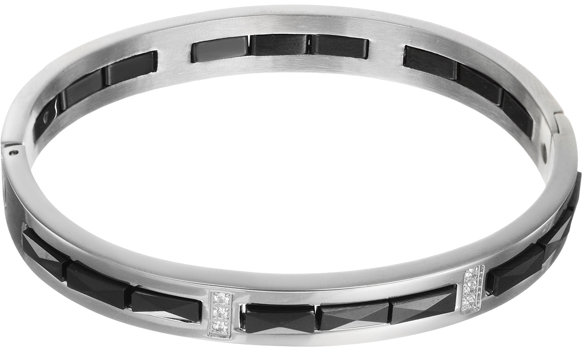 Браслет Art-Silver, цвет: серебряный, темно-серый. КЧ305-1319КЧ305-1319 Браслет Art-Silver, цвет: серебряный, темно-серый. КЧ305-1319КЧ305-1319Браслет Art-Silver изготовлен из бижутерного сплава со вставками из циркона и керамики. Изделие на магнитной застежке. Красивое и необычное украшение блестяще подчеркнет изысканный вкус, женственность и красоту своей обладательницы и поможет внести разнообразие в привычный образ.