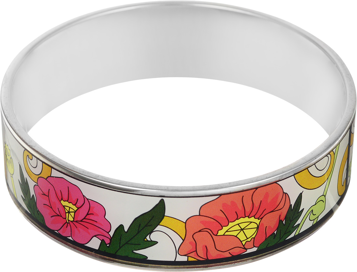 Браслет Art-Silver, цвет: серебряный, мультиколор. ФБб117-1-470ФБб117-1-470 Браслет Art-Silver, цвет: серебряный, мультиколор. ФБб117-1-470ФБб117-1-470Браслет Art-Silver изготовлен из бижутерного сплава. Изделие на лицевой стороне покрыто эмалью с ярким неповторимым орнаментом. Красивое и необычное украшение блестяще подчеркнет изысканный вкус, женственность и красоту своей обладательницы и поможет внести разнообразие в привычный образ.