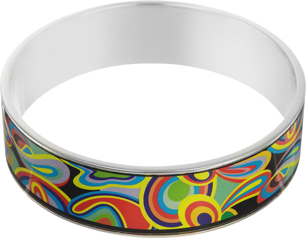 Браслет Art-Silver, цвет: серебряный, мультиколор. ФБб124-1-470ФБб124-1-470 Браслет Art-Silver, цвет: серебряный, мультиколор. ФБб124-1-470ФБб124-1-470Браслет Art-Silver изготовлен из бижутерного сплава. Изделие на лицевой стороне покрыто эмалью с ярким неповторимым орнаментом. Красивое и необычное украшение блестяще подчеркнет изысканный вкус, женственность и красоту своей обладательницы и поможет внести разнообразие в привычный образ.