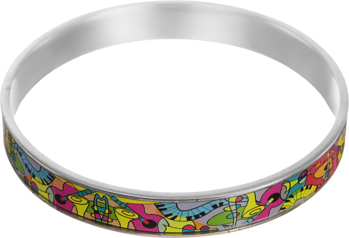 Браслет Art-Silver, цвет: серебряный, мультиколор. ФБм106-1-320ФБм106-1-320 Браслет Art-Silver, цвет: серебряный, мультиколор. ФБм106-1-320ФБм106-1-320Браслет Art-Silver изготовлен из бижутерного сплава. Изделие на лицевой стороне покрыто эмалью с ярким неповторимым орнаментом. Красивое и необычное украшение блестяще подчеркнет изысканный вкус, женственность и красоту своей обладательницы и поможет внести разнообразие в привычный образ.