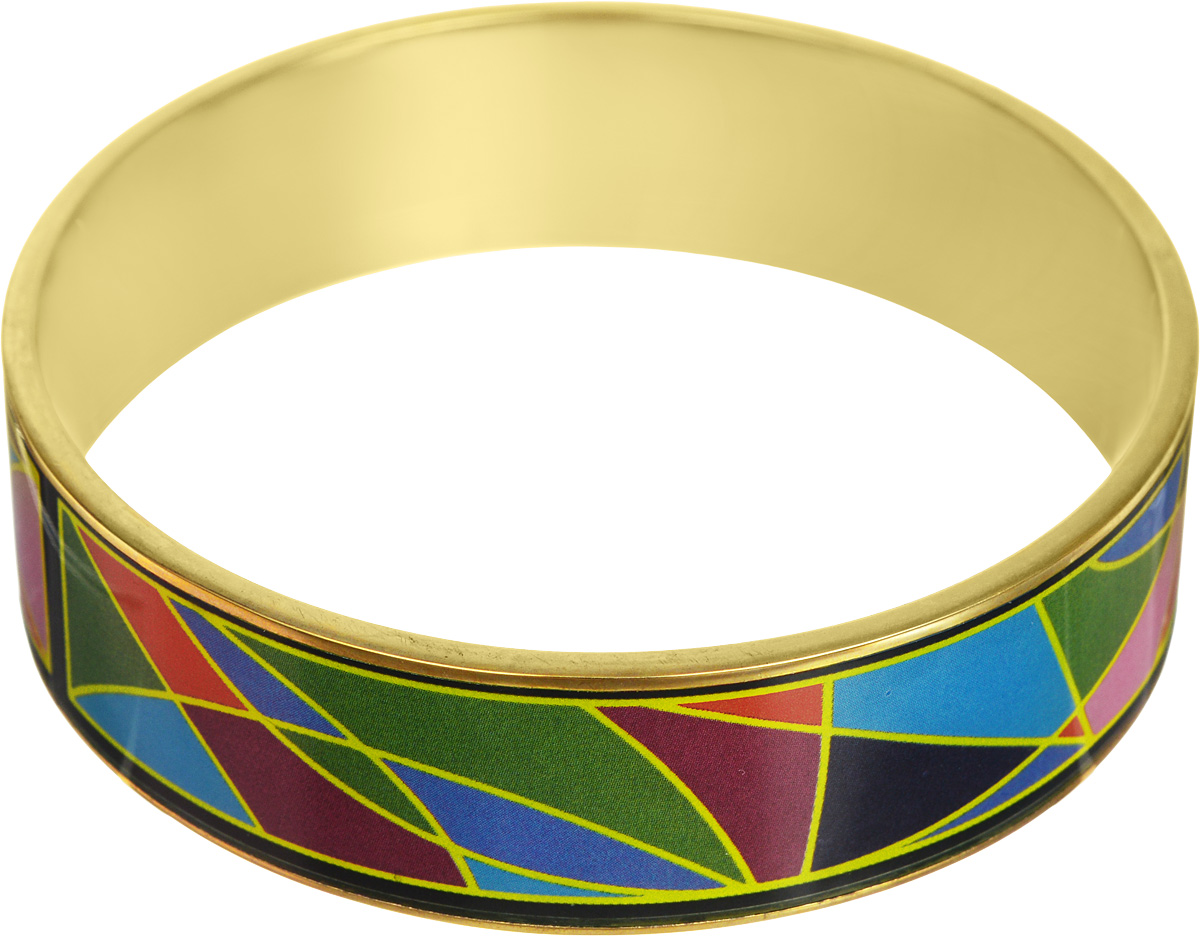 Браслет Art-Silver, цвет: золотой, мультиколор. ФБб121-470ФБб121-470 Браслет Art-Silver, цвет: золотой, мультиколор. ФБб121-470ФБб121-470Браслет Art-Silver изготовлен из бижутерного сплава. Изделие на лицевой стороне покрыто эмалью с ярким неповторимым орнаментом. Красивое и необычное украшение блестяще подчеркнет изысканный вкус, женственность и красоту своей обладательницы и поможет внести разнообразие в привычный образ.