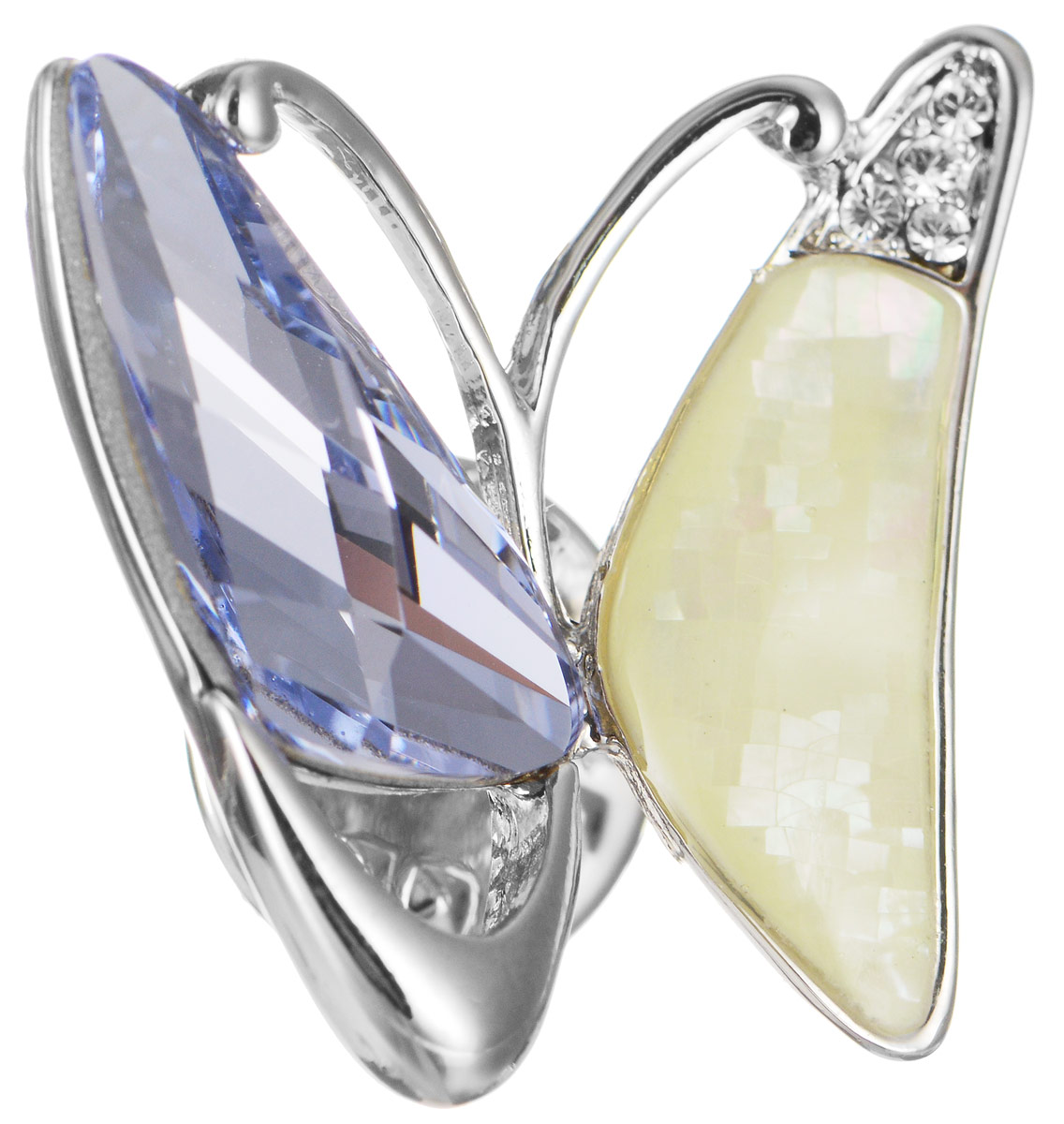 Брошь Art-Silver, цвет: серебристый. 059500-001-1290059500-001-1290 Брошь Art-Silver, цвет: серебристый. 059500-001-1290059500-001-1290Эффектная брошь Art-Silver, выполнена в виде бабочки из бижутерного сплава и оформлена стразами и камнями. Брошь крепится с помощью иголки с замочком. Такая брошь позволит вам с легкостью воплотить самую смелую фантазию и создать собственный, неповторимый образ.
