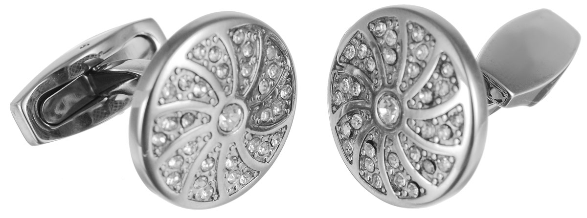 Запонки Art-Silver, цвет: серебристый. К012-653К012-653 Запонки Art-Silver, цвет: серебристый. К012-653К012-653Стильные запонки Art-Silver, изготовленные из высококачественной стали и украшенные стразами, непременно станут объектом внимания и подчеркнут ваш изысканный вкус. Запонки - символ мужской элегантности. Они являются неотъемлемой частью вечернего туалета. Мужские запонки великолепного дизайна будут отличным подарком для каждого.