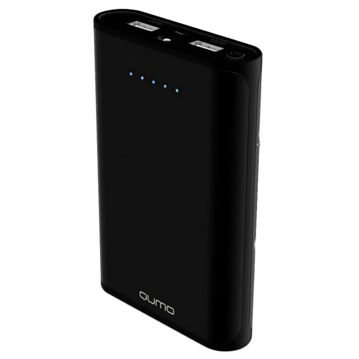 QUMO PowerAid 20800, Black внешний аккумулятор21098 QUMO PowerAid 20800, Black внешний аккумулятор21098Внешний аккумулятор Qumo PowerAid 20800 предназначен для зарядки смартфонов и планшетов. Его главное преимущество - это емкость 20800 мАч, а также индикатор уровня заряда батареи. Вы можете взять его с собой куда угодно, не беспокоясь о заряде своих мобильных устройств. Он имеет защиту от повышения температуры и защиту от короткого замыкания. Благодаря двум разъёмам USB можно заряжать устройства с силой тока 1А или 2.1А.