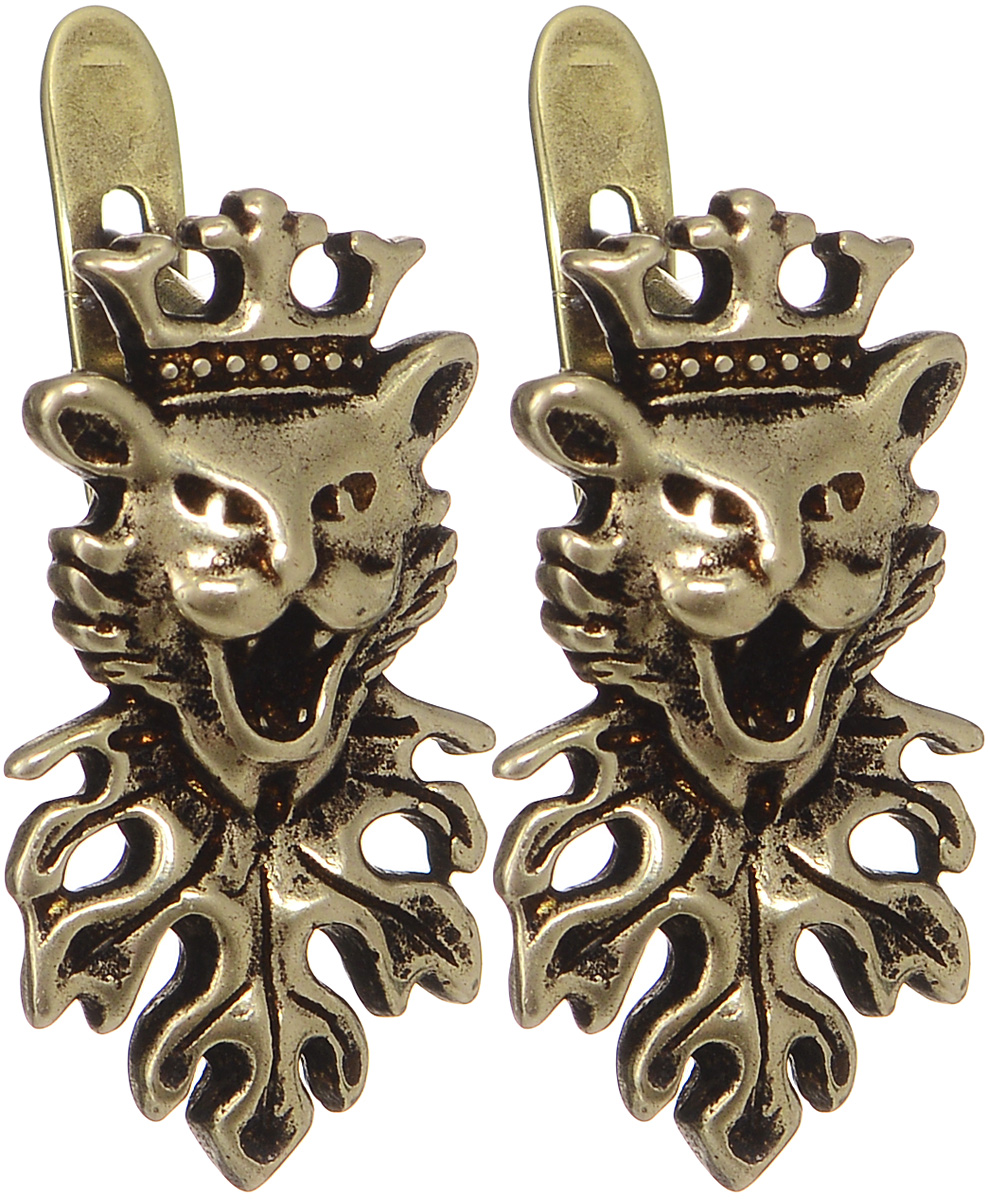 Серьги Jenavi Пассант, цвет: бронзовый. f625w190f625w190 Серьги Jenavi Пассант, цвет: бронзовый. f625w190f625w190Великолепные серьги Jenavi Пассант выполнены из бижутерийного сплава с бронзовым покрытием. Украшение оригинальной формы застегивается на классический английский замок. Такие серьги позволят вам с легкостью воплотить самую смелую фантазию и создать собственный, неповторимый образ.