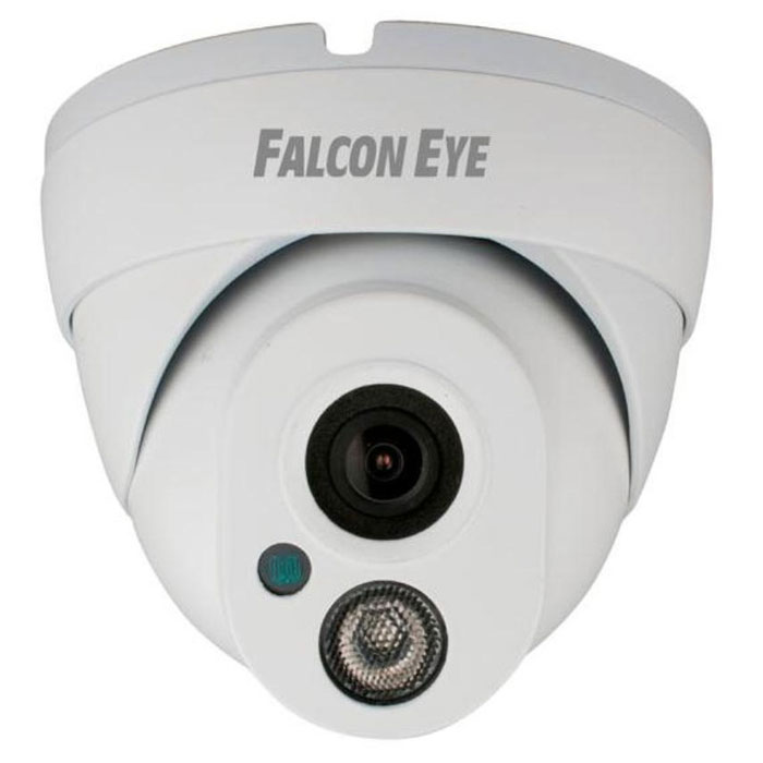 Falcon Eye FE-IPC-DL100P уличная IP-камераFE-IPC-DL100P Falcon Eye FE-IPC-DL100P уличная IP-камераFE-IPC-DL100PFalcon Eye FE-IPC-DL100P - IP-камера, которая устанавливается как внутри помещения, так и за его приделами. Устройство оснащено 1/4-дюймовой CMOS-матрицей и действующей на расстоянии до 15 метров ИК-подсветкой. IP- камера производит запись в разрешении 1280х720 и формате H.264. Модель оснащена функциями, позволяющими проводить ночную съемку и отсылать оповещения на смартфон пользователя под управлением iOS или Android. Камера наблюдения работает при температурном режиме от -10 до +55C°. Угол обзора составляет 70°. Устройство поддерживает РоЕ-технологию (одновременная передача данных и питания IP-камеры с помощью Ethernet-кабеля). Корпус надежно защищает данную модель от проникновения влаги и пыли.