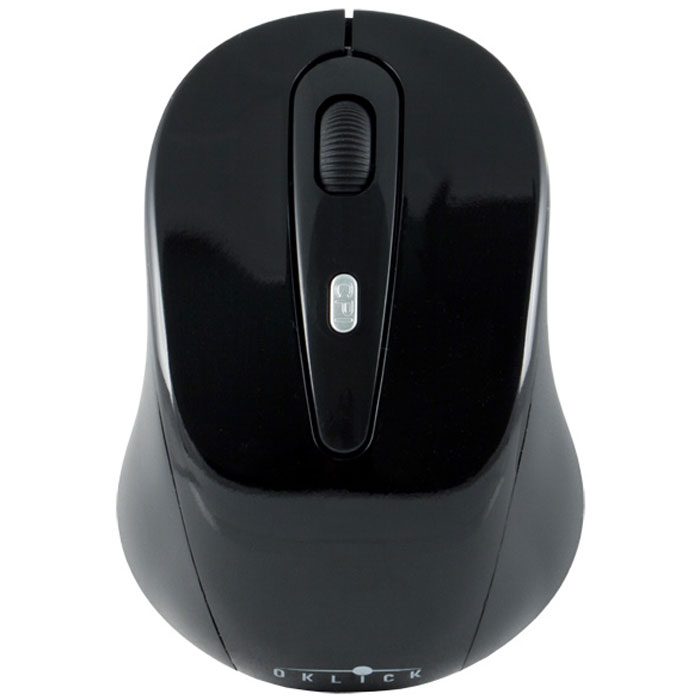 Oklick 435MW, Black мышьTM-3000 BLACK Oklick 435MW, Black мышьTM-3000 BLACKБеспроводная мышь Oklick 435MW обладает эргономичным дизайном, позволяющим осуществлять управление как левой, так и правой рукой. Фронтальная поверхность мыши выполнена из глянцевого пластика черного или серого цвета, а боковины корпуса и нижняя его часть имеют матовое исполнение. Данная модель имеет специальный отсек для хранения USB-ресивера, что очень удобно при перевозке мыши.