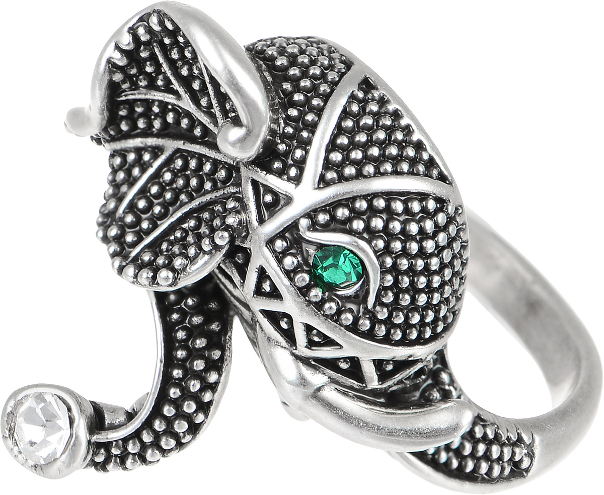 Кольцо Art-Silver, цвет: серебристый. 064321-601-410. Размер 17,5064321-601-410 Кольцо Art-Silver, цвет: серебристый. 064321-601-410. Размер 17,5064321-601-410Великолепное кольцо Art-Silver изготовлено из бижутерного сплава. Декоративная часть кольца выполнена в виде головы слона. Изделие украшено цирконами. Стильное кольцо придаст вашему образу изюминку и подчеркнет индивидуальность.