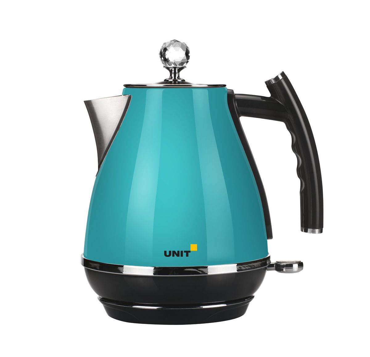 Unit UEK-263, Turquoise электрический чайникCE-0353953 Unit UEK-263, Turquoise электрический чайникCE-0353953Электрический чайник Unit UEK-263 имеет стильный ретро-дизайн и три степени защиты: Защита от включения без воды Автоматическое выключение при закипании Защита от перегрева Стильный металлический корпус безусловно впишется в любой кухонный интерьер. Съёмный фильтр от накипи задерживает даже ее мельчайшие частицы, а компактный сетевой шнур удобно прячется в подставку. Вращение на базе питания на 360° позволит вам удобно устанавливать прибор. Кнопка включения/выключения снабжена подсветкой и подскажет вам о работе прибора.