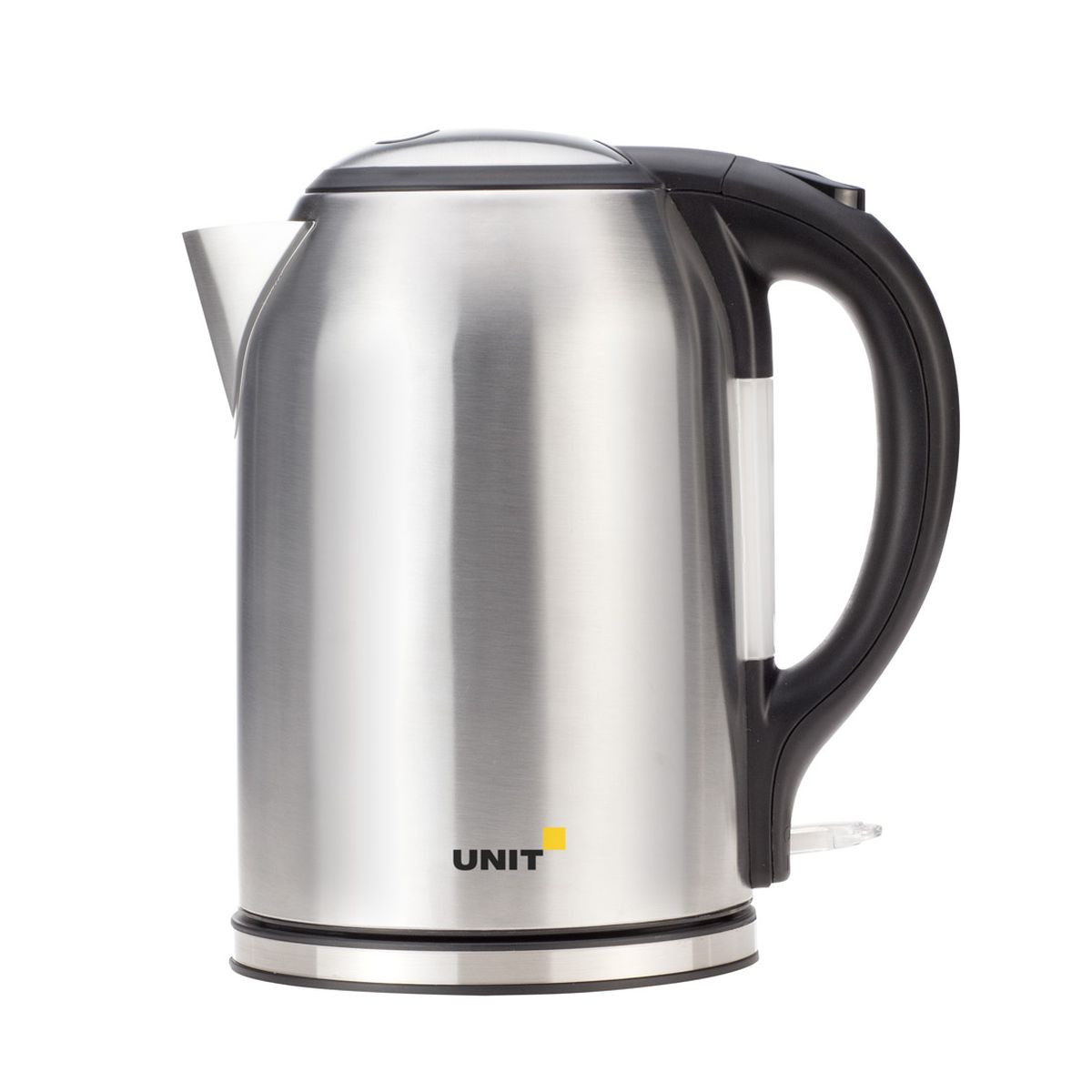 Unit UEK-266, Matte электрический чайникCE-0350664 Unit UEK-266, Matte электрический чайникCE-0350664Unit UEK-266 - это электрический со строгим дизайном и мощностью 2000 Вт. Корпус устройства выполнен из блестящей нержавеющей стали. Такой необычный кухонный прибор безусловно станет центром посиделок в кругу семьи. Стальной корпус чайника сохранит для вас полезные и вкусовые качества воды. Данная модель оснащена встроенным скрытым нагревательным элементом. Это снижает образование накипи и упрощает очистку, продлевая тем самым срок службы чайника. Новинка оснащена индикаторной лампочкой и отсеком для хранения шнура. Прибор вращается на круглой подставке - базе на 360 градусов, поэтому вы без труда сможете повернуть его в любую сторону.