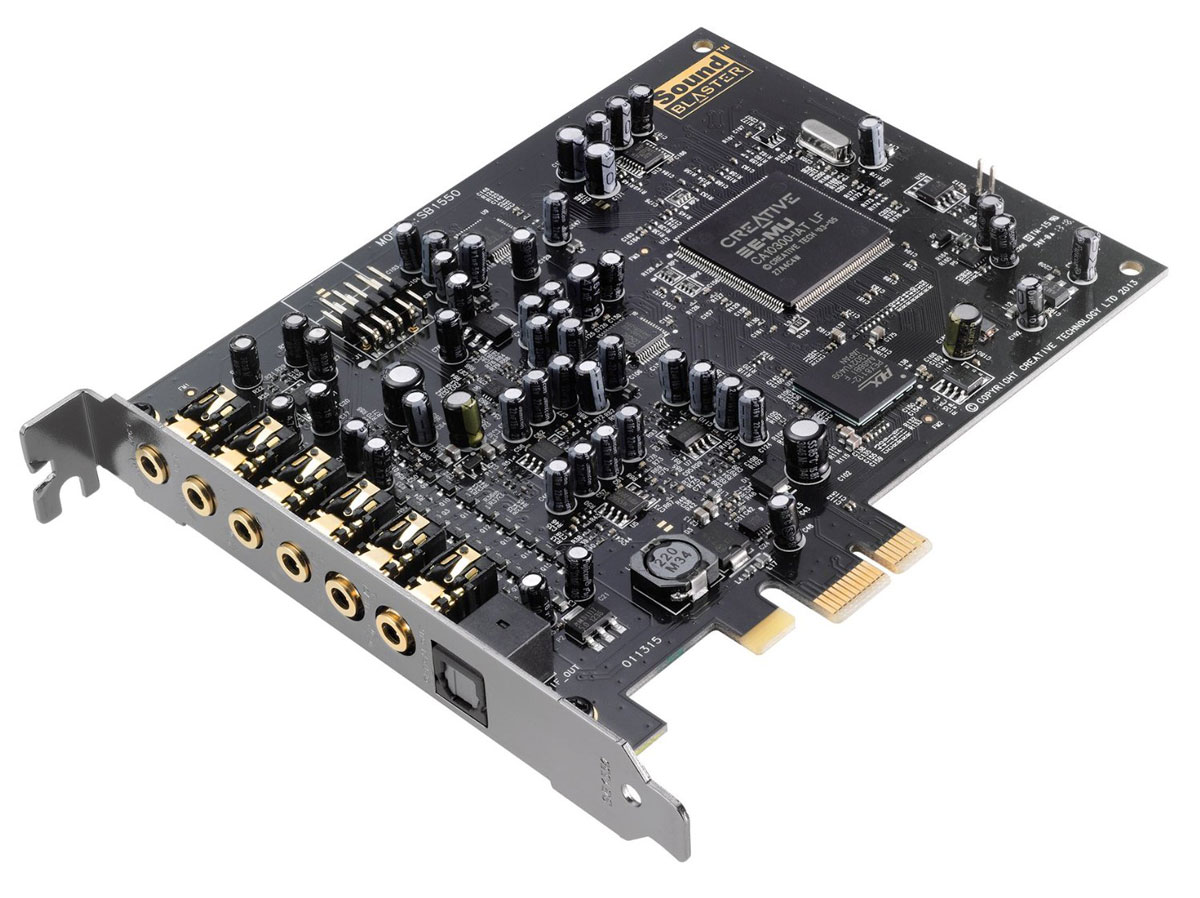 Creative Sound Blaster Audigy Rx звуковая карта70SB155000001 Creative Sound Blaster Audigy Rx звуковая карта70SB155000001Ощутите изумление от высококачественного подкаста и многоканального объемного звучания! Аппаратно- ускоренные эффекты EAX позволят вам с легкостью объединять множество звуковых эффектов! Кроме того, карта характеризуется низким уровнем шумов с отношением 106 дБ, наличием выхода на наушники с сопротивлением 600 Ом, что сопоставимо со студийным оборудованием, а также пакетом программного обеспечения, при помощи которого можно выполнить полную настройку параметров звучания. Sound Blaster Audigy Rx представляет собой передовую звуковую карту, которая позволяет осуществить переход со встроенной в системную плату карты на непревзойденное кинематографическое объемное звучание. Благодаря продвинутому чипсету, предназначенному для использования совместно с легендарной технологией реверберации EAX, пользователи звуковой карты Sound Blaster Audigy Rx смогут насладиться уникальным 7.1- канальным звуком. Карта также отличается низким уровнем шумов с отношением 106 дБ и ...