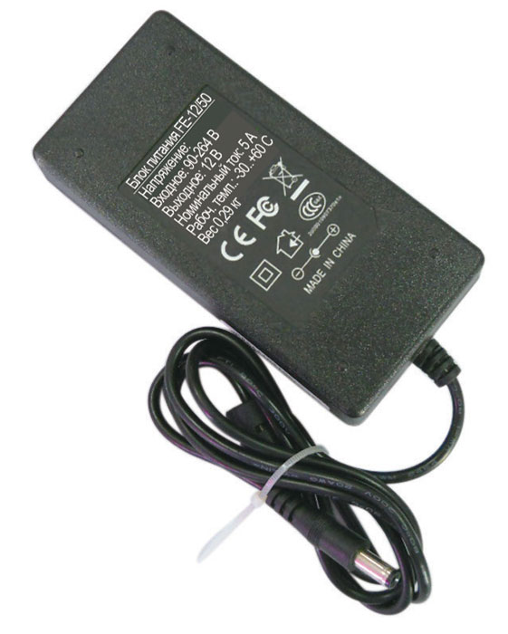 Falcon Eye FE-12/50 импульсный источник питания 12V, 5АA-60-12 Falcon Eye FE-12/50 импульсный источник питания 12V, 5АA-60-12Закрытый блок питания Falcon Eye FE-12/50 импульсного типа . Подойдёт для внутреннего размещения для обеспечения электропитанием различных устройств. Входное напряжение: 90-264 В