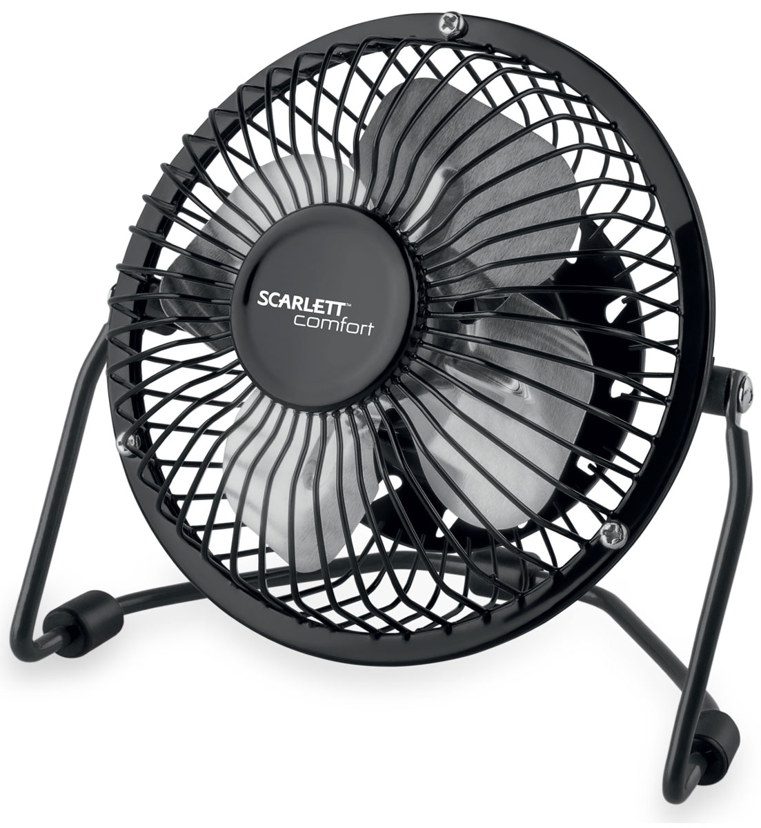 Scarlett SC-DF111S99, Black вентилятор настольныйSC-DF111S99 Scarlett SC-DF111S99, Black вентилятор настольныйSC-DF111S99Настольный USB-вентилятор Scarlett SC-DF111S99. Высококачественная защитная решетка. Металлический корпус и лопасти. Вентилятор может работать от адаптера 220В или от прикуривателя в автомобиле (адаптеры в комплект не входят). Длина шнура: 1 м