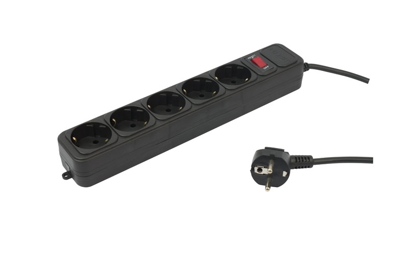 Сетевой фильтр PC Pet AP01006-3-BK (5 розеток), BlackAP01006-3-B Сетевой фильтр PC Pet AP01006-3-BK (5 розеток), BlackAP01006-3-BОснащен надежной, быстродействующей схемой защиты от повышенного напряжения в сети питания, а также от высокочастотных помех и импульсных перенапряжений.
