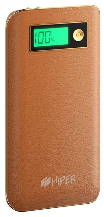 Внешний аккумулятор Hiper Power Bank XPX6500, Brown (6500 мАч)XPX6500 BROWN Внешний аккумулятор Hiper Power Bank XPX6500, Brown (6500 мАч)XPX6500 BROWNPower bank Hiper PowerBank XPX6500 6500mAh 2.1A brown