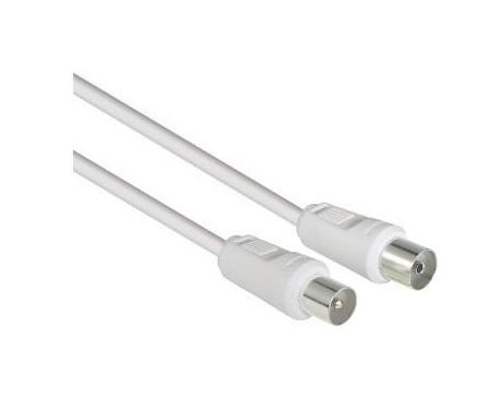 Кабель антенный Hama Coax (m)/Coax (f), White (0.75 м)122400 Кабель антенный Hama Coax (m)/Coax (f), White (0.75 м)122400Антенный кабель IEC Coax(m)-IEC Coax(f) HAMA 00122400, который обеспечивает высокую точность передачи сигнала. Применяется для: телевизоров, ЖК и плазменных панелей, проекторов и DVD-плееров. Длина кабеля 1.5м.