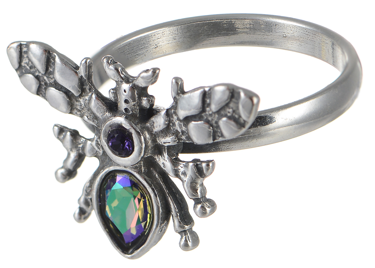 Кольцо Jenavi Мэй, цвет: серебряный, хамелеон. k3353053. Размер 18k3353053 Кольцо Jenavi Мэй, цвет: серебряный, хамелеон. k3353053. Размер 18k3353053Оригинальное кольцо Jenavi Мэй из коллекции Кассида, выполненное из ювелирного сплава с покрытием из черненого серебра, оформлено декоративным элементом в виде насекомого, который украшен стразами и кристаллом Swarovski. Красивое и необычное украшение блестяще подчеркнет ваш изысканный вкус и поможет внести разнообразие в привычный образ.