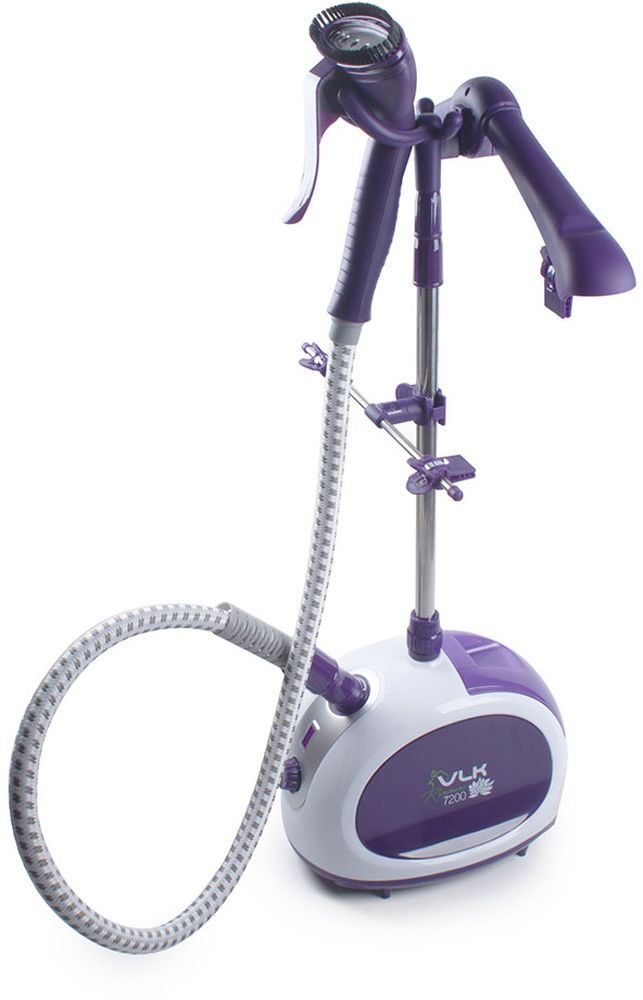 VLK Rimmini 7200 отпаривательVLK Rimmini-7200 VLK Rimmini 7200 отпаривательVLK Rimmini-7200Отпариватель VLK Rimmini 7200 предназначен для глажки и отпаривания одежды, домашнего текстиля, различных предметов интерьера и т.д. Мощная подача пара позволяет дезинфицировать даже самые труднодоступные участки, устраняя застарелые пятна, неприятный запах и патогенную микрофлору. В зависимости от типа обрабатываемой ткани пользователь может выбрать один из двух доступных режимов. В комплекте представлена насадка-щетка для удаления ворсинок и шерсти и специальная насадка для формирования стрелок на брюках. Также имеется вешалка со складными плечиками и зажимами для брюк и юбок. Распыляющая гладкая поверхность отпаривателя, выполненная из нержавеющей стали, легко скользит по поверхности ткани и не оставляет зацепок. Среди прочих преимуществ также стоит отметить, что устройство можно использовать без гладильной доски. Высота стойки отпаривателя — 0,5-1,35 метра. Материал корпуса: пластик Управление: механическое Материал ТЭНа:...