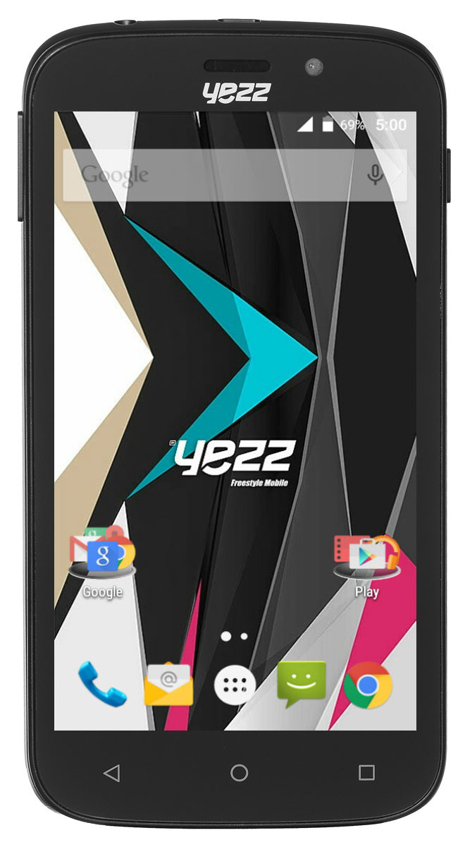 Yezz Andy 5EI3, BlackANDY 5EI3 3G DS Black Yezz Andy 5EI3, BlackANDY 5EI3 3G DS BlackБюджетный Android-смартфон Yezz Andy 5EI3 порадует, в первую очередь, высоким качеством исполнения и оптимальным набором функций для современного пользователя. 5-дюймовый TFT экран обеспечивает качественное изображение при любых условиях. Благодаря мощному двухъядерному процессору MediaTek MT6572M с частотой 1 ГГц и 512 МБ оперативной памяти ресурсоемкие игры и приложения, онлайн фильмы, браузинг и многозадачность доступны вам в любое время. Храните свои фото, видео и приложения на 4 ГБ внутренней памяти - этого вполне достаточно для большого количества файлов. Если вам понадобится больше места - просто расширьте память с помощью SD карты объемом до 64 ГБ. Используйте преимущества основной камеры с разрешением 5 Мпикс для создания качественных видео или делайте селфи с помощью 1,3-мегапиксельной фронтальной камеры. Yezz Andy 5EI3 имеет два слота для SIM-карт - используйте две карты для интернета и звонков или оставайтесь на связи с друзьями...