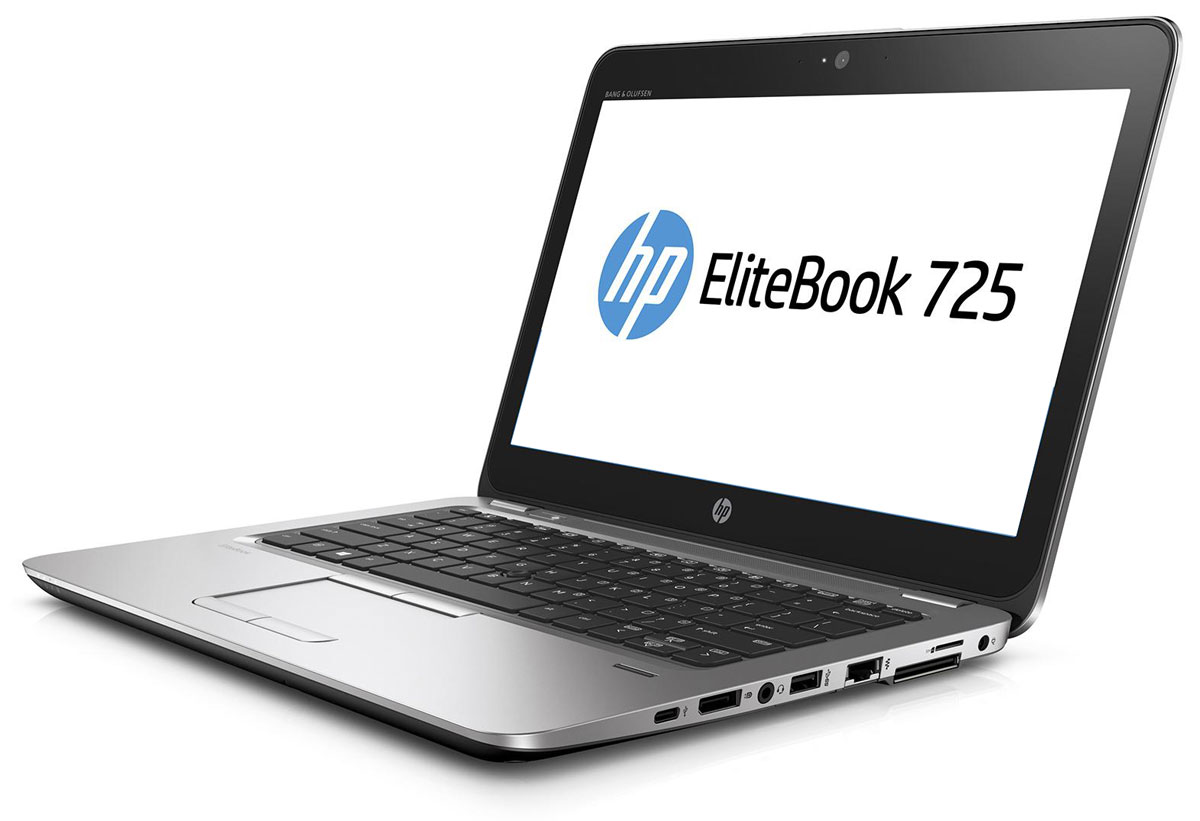 HP EliteBook 725 G3, Silver Black Metal (P4T48EA)P4T48EA HP EliteBook 725 G3, Silver Black Metal (P4T48EA)P4T48EAОткройте для себя возможности тонкого, легкого и недорогого ноутбука HP EliteBook 725. Его мощные средства для совместной работы и связи помогут в решении важных задач и обеспечат развитие бизнеса. Идеальное решение для мобильной работы, которое обеспечивает максимальную надежность, высокую производительность и мощные средства работы с графикой в управляемых ИТ-средах по сравнению с другими устройствами своего класса. Ультратонкий корпус ноутбука оснащен всеми необходимыми разъемами, благодаря чему вам больше не понадобятся дополнительные переходники. Используйте передовую технологию автоматического восстановления BIOS, HP Sure Start, для защиты устройства от атак. Используйте средства управления HP Touchpoint Manage и DASH для мониторинга работы ноутбука. Забудьте о стационарных телефонах: ноутбук HP EliteBook 725 с аудиосистемой Bang & Olufsen обеспечивает высокое качество звука для таких приложений, как Skype для бизнеса....