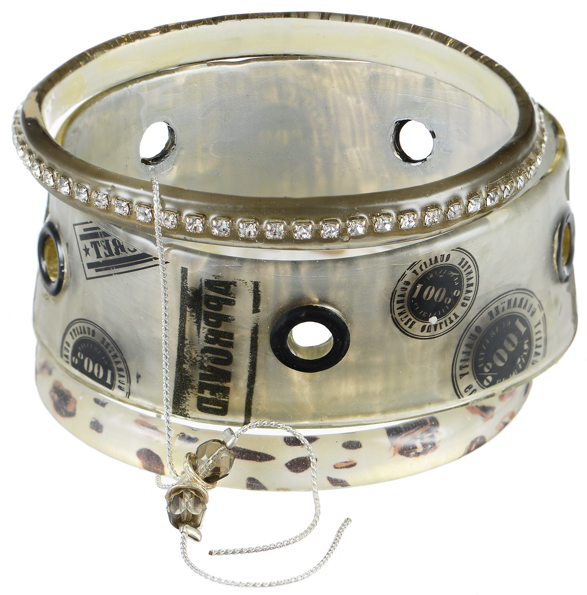 Браслет Lalo Treasures Mon Amour, цвет: серый. Bn2465Bn2465 Браслет Lalo Treasures Mon Amour, цвет: серый. Bn2465Bn2465Яркое комбинированное украшение Lalo Treasures Mon Amour включает три оригинальных браслета, изготовленных из ювелирной смолы. Изделия оформлены стразами и орнаментами. Стильное украшение поможет дополнить любой образ и привнести в него завершающий яркий штрих.
