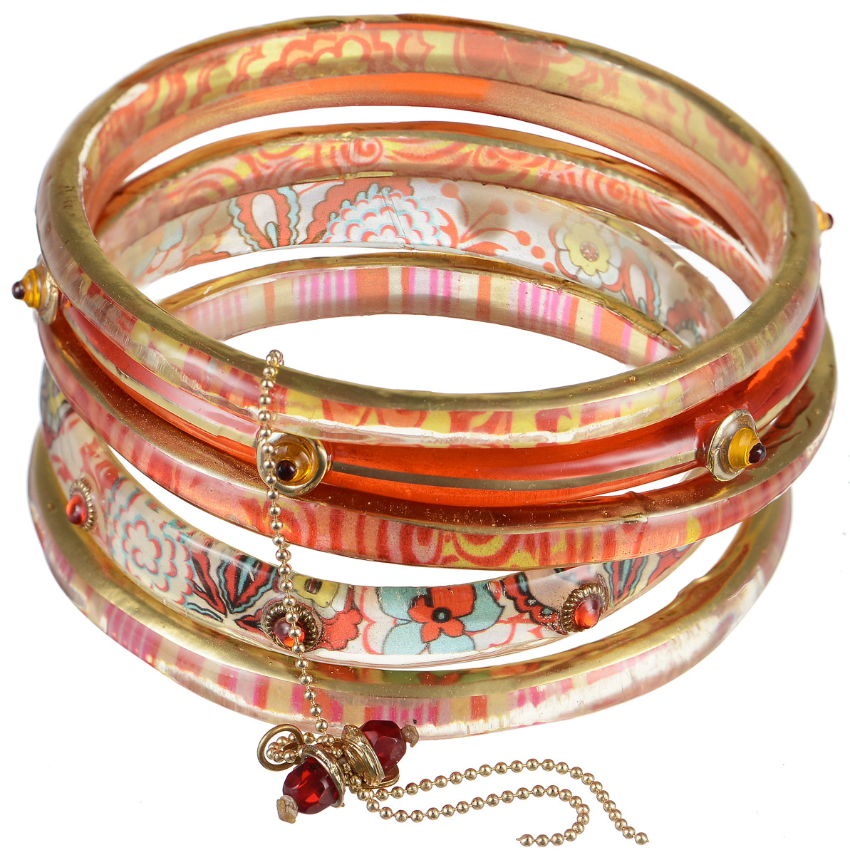 Браслет Lalo Treasures Dragonfly IV, цвет: оранжевый, золотой. Bn2544-3Bn2544-3 Браслет Lalo Treasures Dragonfly IV, цвет: оранжевый, золотой. Bn2544-3Bn2544-3Яркое комбинированное украшение Lalo Treasures Dragonfly IV включает пять браслетов, выполненных из ювелирной смолы. Изделия оформлены стразами и оригинальными орнаментами. Стильное украшение поможет дополнить любой образ и привнести в него завершающий яркий штрих.