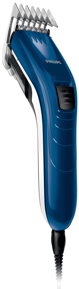 Philips QC 5126/15, Blue машинка для стрижки волосQC5126/15 Philips QC 5126/15, Blue машинка для стрижки волосQC5126/15С помощью машинки для стрижки волос Philips QC 5126/15 вы с легкостью сможете создать идеальную стрижку. Настройки длины на гребне позволяют подстричь волосы до нужной длины без необходимости смены гребней. Просто выберите и зафиксируйте нужную установку регулируемого гребня: от 3 мм до 21 мм (с шагом 2 мм). Либо используйте прибор без гребня для минимальной длины 0,5 мм. Благодаря легкости и компактности эта семейная машинка для стрижки волос очень удобна в использовании и подходит и для взрослых, и для детей. Эргономичная форма позволяет контролировать каждое движение прибора, обеспечивая полный комфорт. Закругленные лезвия и гребни плавно скользят по коже, не царапая ее, чтобы каждая стрижка была безопасной и приятной. Съемная филировочная насадка позволяет стричь волосы до разной длины. Используйте эту насадку для создания естественной текстуры и придания объема стрижке. Индивидуальный образ для каждого члена семьи. ...