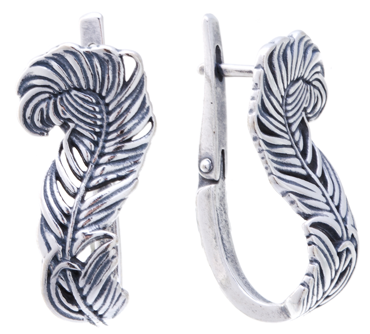 Jenavi, Коллекция Feather, Гис (Серьги), цвет - сереброf6783190 Jenavi, Коллекция Feather, Гис (Серьги), цвет - сереброf6783190Коллекция Feather, Гис (Серьги) гипоаллергенный ювелирный сплав,Черненое серебро, вставка без вставок, цвет - серебро