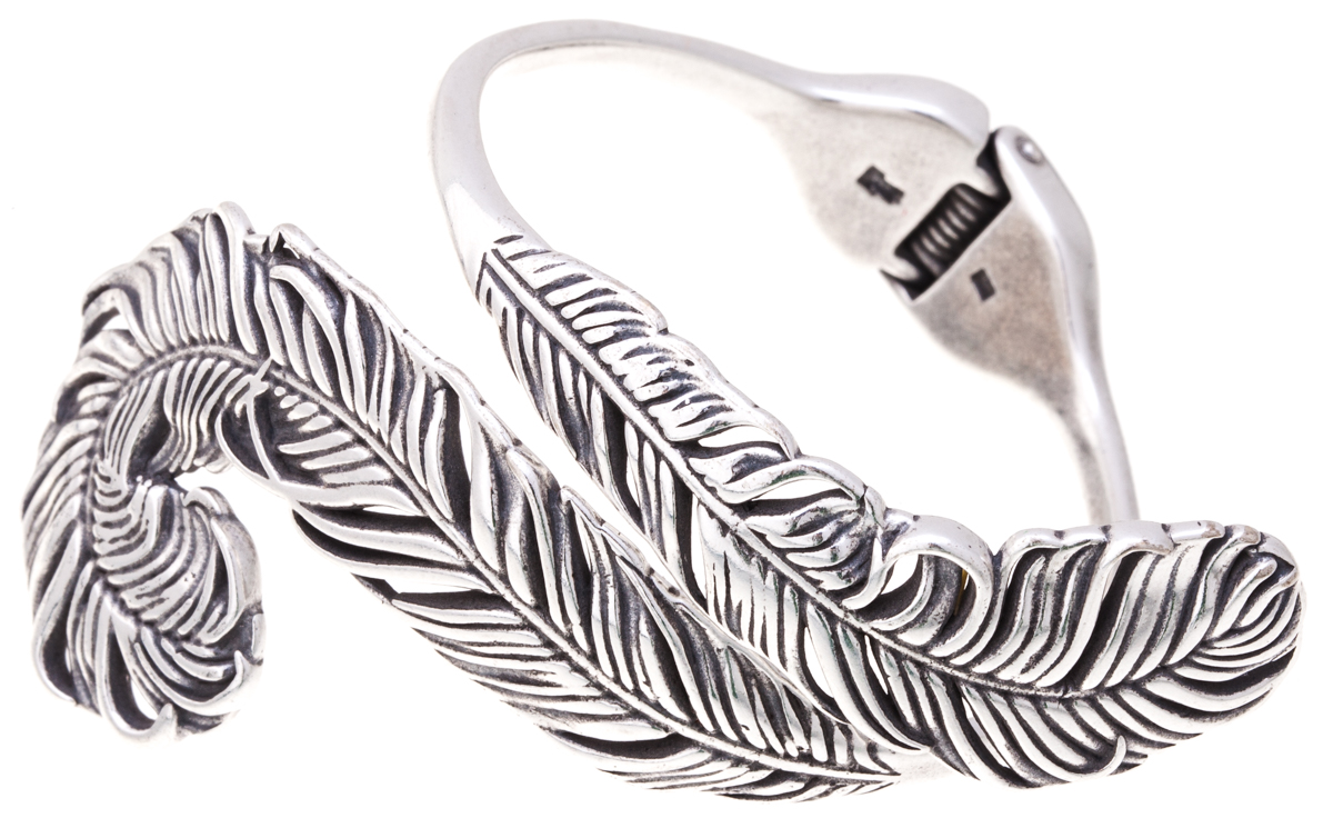Jenavi, Коллекция Feather, Гис (Браслет), цвет - сереброf6783490 Jenavi, Коллекция Feather, Гис (Браслет), цвет - сереброf6783490Коллекция Feather, Гис (Браслет) гипоаллергенный ювелирный сплав,Черненое серебро, вставка без вставок, цвет - серебро