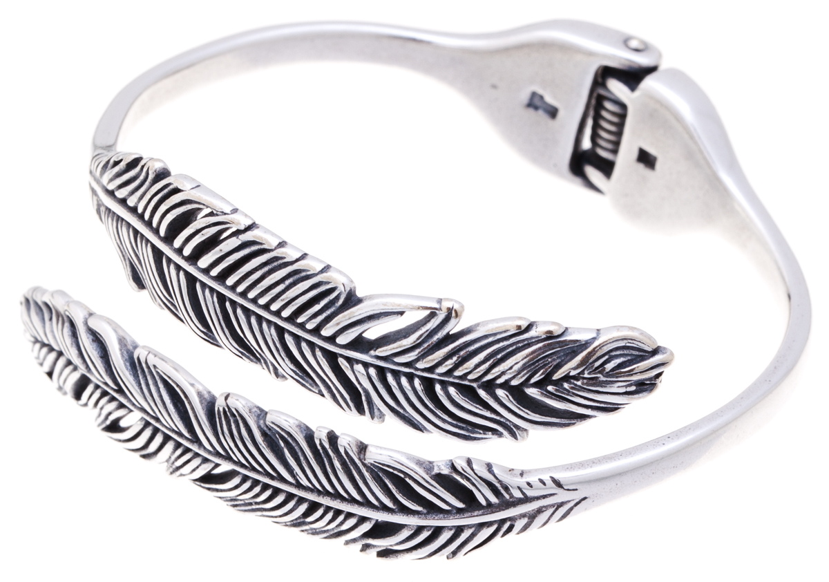 Jenavi, Коллекция Feather, Лума (Браслет), цвет - сереброf6793490 Jenavi, Коллекция Feather, Лума (Браслет), цвет - сереброf6793490Коллекция Feather, Лума (Браслет) гипоаллергенный ювелирный сплав,Черненое серебро, вставка без вставок, цвет - серебро