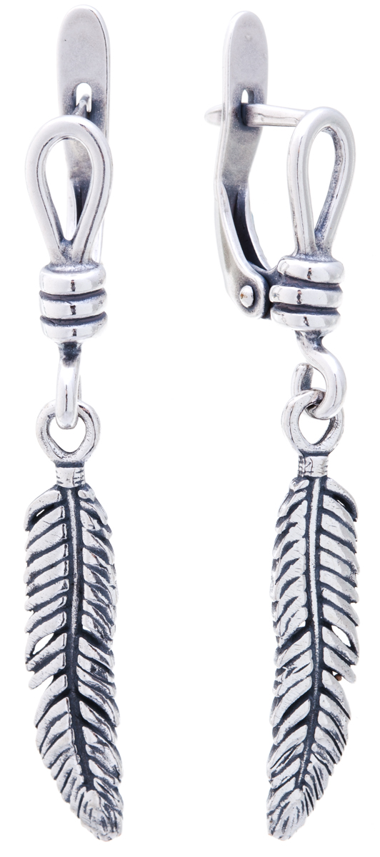 Jenavi, Коллекция Feather, Сулг 1 (Серьги), цвет - сереброf6803190 Jenavi, Коллекция Feather, Сулг 1 (Серьги), цвет - сереброf6803190Коллекция Feather, Сулг 1 (Серьги) гипоаллергенный ювелирный сплав,Черненое серебро, вставка без вставок, цвет - серебро