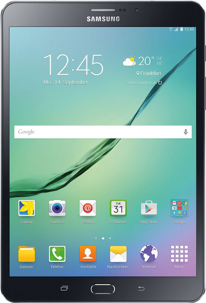 Samsung Galaxy Tab S2 8.0 SM-T719, BlackSM-T719NZKESER Samsung Galaxy Tab S2 8.0 SM-T719, BlackSM-T719NZKESERПланшет Samsung Galaxy Tab S2 выполнен из цельно металлического корпуса с толщиной всего 5.6 миллиметров и по праву является самым тонким планшетом в мире. При весе всего 272 грамма и диагональю 8 дюймов является еще и самым лёгким в своём сегменте. Стоит отметить и форм-фактор дисплея, с соотношение сторон 4:3, с таким дисплеем гораздо комфортнее пользоваться социальными сетями и интернет браузером или просто читать книгу. Планшет Samsung Galaxy Tab S2 обладает потрясающим Super AMOLED дисплеем с разрешением 2048x1536 пикселей. Два четырёхъядерных процессоров с чистотой 1,9 ГГц и 1,3 ГГц, 3 гигабайта оперативной памяти и 32 встроенной, которую можно увеличить картой памяти MicroSD до 128 гигабайт. Основная камера, делает отличные фото даже при слабом освещении, благодаря 8 мегапикселям и светосилы 1.9, а фронтальная, 2.1 мегапикселя для скайпа и селфи. Для зашиты персональных данных воспользуйтесь инновационным сканером отпечатка пальцев. Или блокируйте...