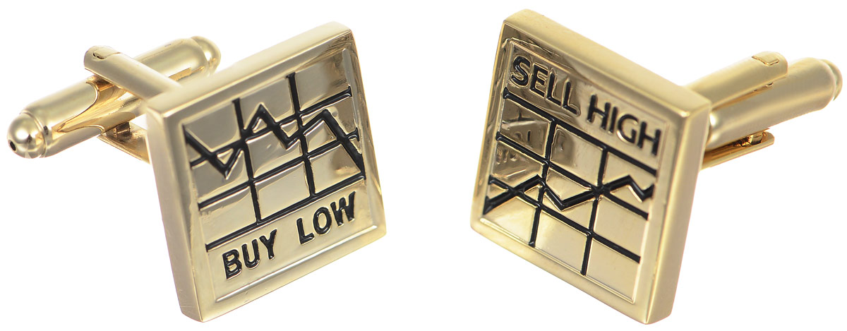 Запонки мужские Mitya Veselkov Buy Low-Sell High, цвет: золотой. ZAP-173ZAP-173 Запонки мужские Mitya Veselkov Buy Low-Sell High, цвет: золотой. ZAP-173ZAP-173Запонки современного дизайна Mitya Veselkov Buy Low-Sell High изготовлены из металлического сплава. Изделие застегивается на вращающийся штырек. Данная модель представлена в виде квадратной пластинки с изображением графика и надписью. На одной запонке надпись Buy Low, на другой - Sell High Стильный аксессуар подчеркнет ваш образ, а также придаст элегантность и неповторимость имиджу.