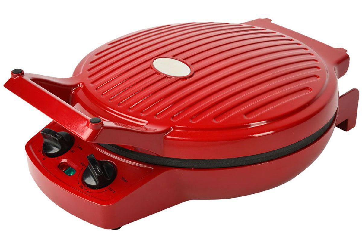 GFgril GFB-1500 Pizza-Grill мультипечьGFB-1500 PIZZA-GRILL GFgril GFB-1500 Pizza-Grill мультипечьGFB-1500 PIZZA-GRILLGFgril GFB-1500 Pizza-Grill - мультипечь для приготовления пиццы и пирогов, а также запекания и жарки мяса. Прибор может готовить одновременно с двух сторон. Он имеет устойчивое к царапинам антипригарное покрытие. Мультипечь удобно раскладывается на 180°. Модель оснащена индикатором нагрева, удобным регулятором температуры, и таймером (до 30 минут). Легкая чистка и уход Компактное вертикальное хранение