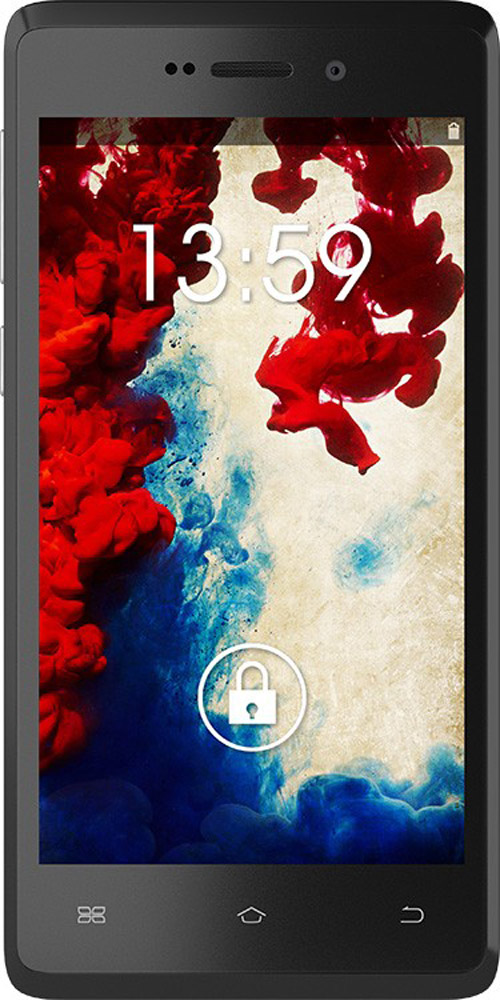Keneksi Flame, BlackFlame black Keneksi Flame, BlackFlame blackКомпактный смартфон с впечатляющими характеристиками. Keneksi Flame оснащен емким аккумулятором на 2900 мАч, благодаря ему вы сможете длительное время оставаться на связи. Flame оснащен ярким дисплеем с диагональю 4,5 дюйма и разрешением 480x854 пикселей. На экране удобно просматривать мультимедийный контент, вы можете наслаждаться множеством ярких деталей ваших фотографий и видео. Всё, что вам нужно для отличных снимков - просто прикоснуться к экрану, чтобы 5-мегапиксельная камера сделала отличный снимок. Теперь вы всегда успеете запечатлеть лучшие моменты вашей жизни. Увеличьте память телефона до 32 ГБ с помощью карты памяти microSD, и вы сможете сохранить все самое ценное для вас. Музыка, видео, фотографии, рабочие файлы - все, что нужно теперь всегда под рукой! Стильный корпус представлен в 2-х цветовых решениях, белом и черном цветах. Задняя панель выполнена под кожу, благодаря этому защищает ваш смартфон от мелких...