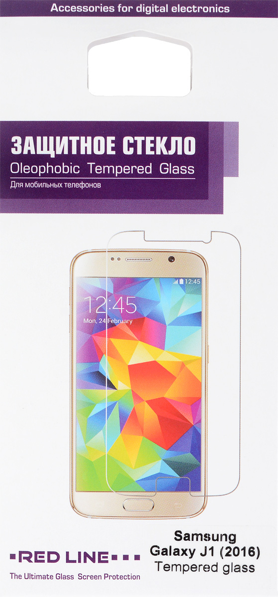 Red Line защитное стекло для Samsung Galaxy J1 (2016)УТ000008200 Red Line защитное стекло для Samsung Galaxy J1 (2016)УТ000008200Защитное стекло Red Line для Samsung Galaxy J1 (2016) предназначено для защиты поверхности экрана от царапин, потертостей, отпечатков пальцев и прочих следов механического воздействия. Оно имеет окаймляющую загнутую мембрану, а также олеофобное покрытие. Изделие изготовлено из закаленного стекла высшей категории, с высокой чувствительностью и сцеплением с экраном.