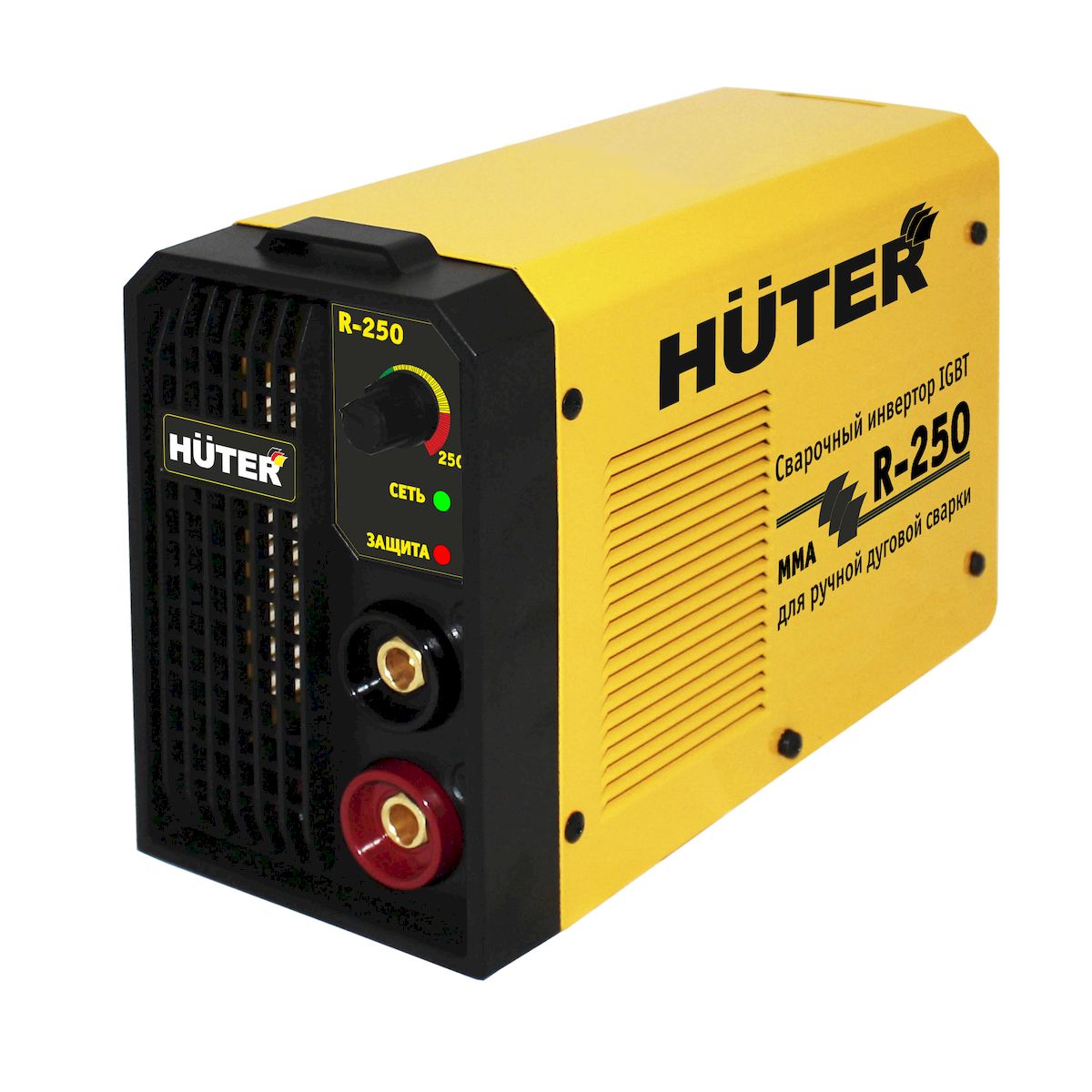 Сварочный аппарат Huter R-250, инверторный65/49 Сварочный аппарат Huter R-250, инверторный65/49Тип сварки: ручная дуговая покрытым электродом Диапазон рабочего напряжения, В: 160-260 Напряжение холостого хода, В: 80 Напряжение дуги, В: 30 Диапазон регулирования сварочного тока, А: 10-250 Продолжительность нагружения, %: 70 Класс защиты: IP21 Рабочий диапазон температура окружающей среды: от -10С ... +40С