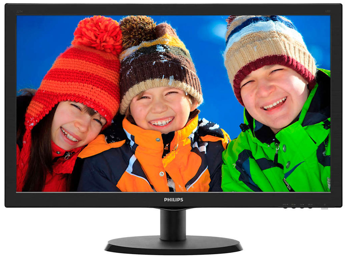 Philips 223V5LHSB (00/01), Black монитор223V5LHSB (00/01) Philips 223V5LHSB (00/01), Black монитор223V5LHSB (00/01)Оцените яркое реалистичное LED-изображение на дисплее Philips 223V5LHSB с HDMI и функцией SmartControl Lite. SmartContrast: для насыщенных оттенков черного: SmartContrast — технология Philips, которая анализирует отображаемый контент и автоматически настраивает цвета и интенсивность подсветки для динамичного улучшения контраста. Тем самым обеспечивается оптимальный уровень контрастности и наилучшее качество цифрового изображения, а также большая насыщенность темных оттенков, что особенно важно во время игр. При выборе экономичного режима уровень контрастности регулируется, а подсветка настраивается для оптимальной работы со стандартными офисными приложениями и экономии электроэнергии. Дисплей 16:9 Full HD для комфортного просмотра: ЖК-дисплей Full HD имеет разрешение 1920x1080р — самое высокое из всех разрешений HD-источников, обеспечивающее изображение наилучшего качества. Это настоящий дисплей будущего, который может принимать...