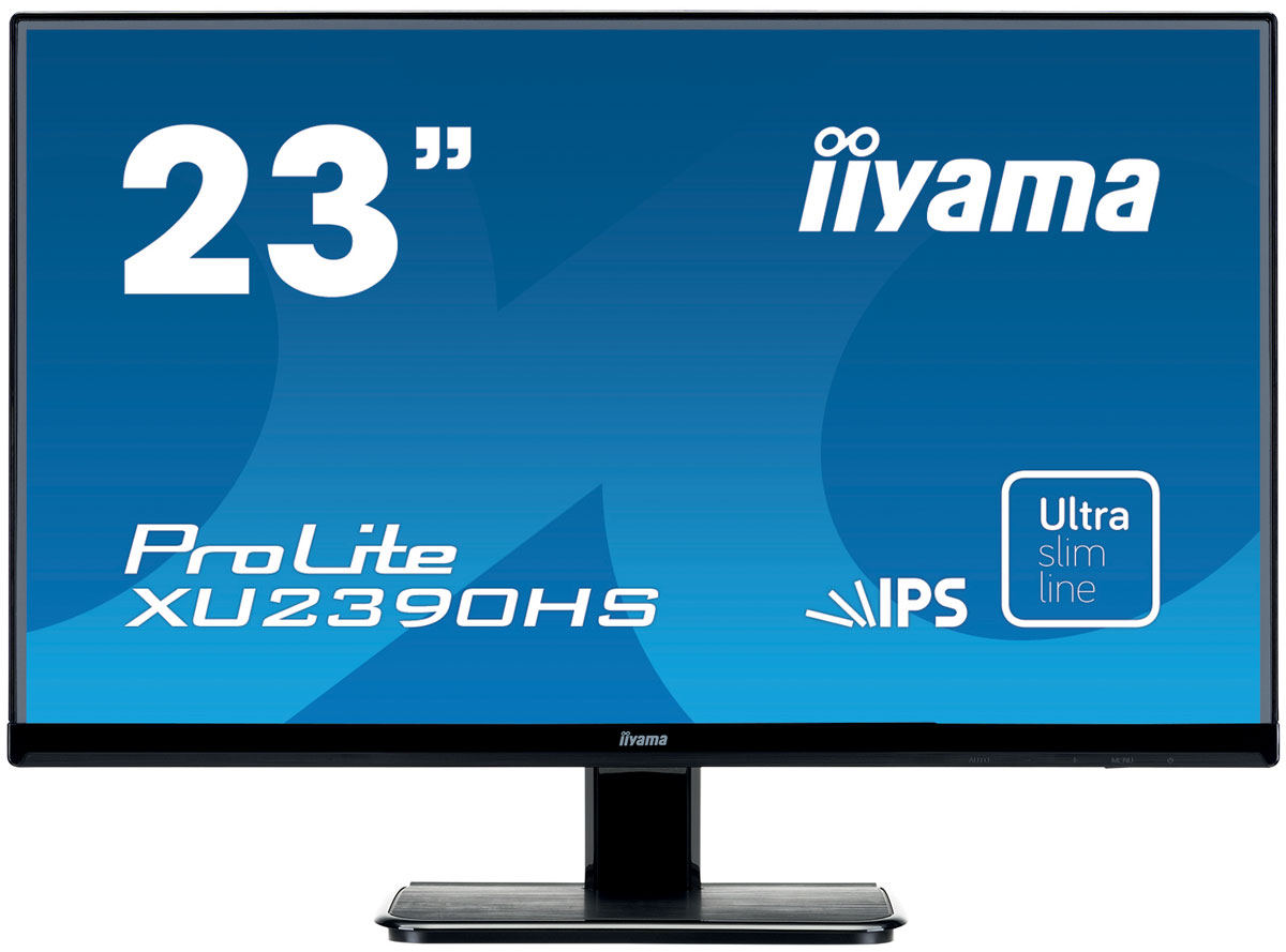 iiyama XU2390HS-B1, Black мониторXU2390HS-B1 iiyama XU2390HS-B1, Black мониторXU2390HS-B1iiyama XU2390HS-B1 - высококачественный 23-дюймовый Full HD-дисплей, оснащенный светодиодной подсветкой и IPS панельной, гарантирующей точное и последовательное воспроизведение цвета с широкими углами обзора. Уровень динамического контраста этой модели превышает 5 000 000:1, а время отклика пикселей составляет 5 мс, что позволяет монитору демонстрировать отличное качество изображения. Наличие трех портов ввода обеспечивает полную совместимость со всеми новейшими графическими адаптерами. Монитор имеет сертификаты TCO и Energy Star. Модель идеально подойдет для образовательных, государственных, бизнес-структур и финансовых организаций.