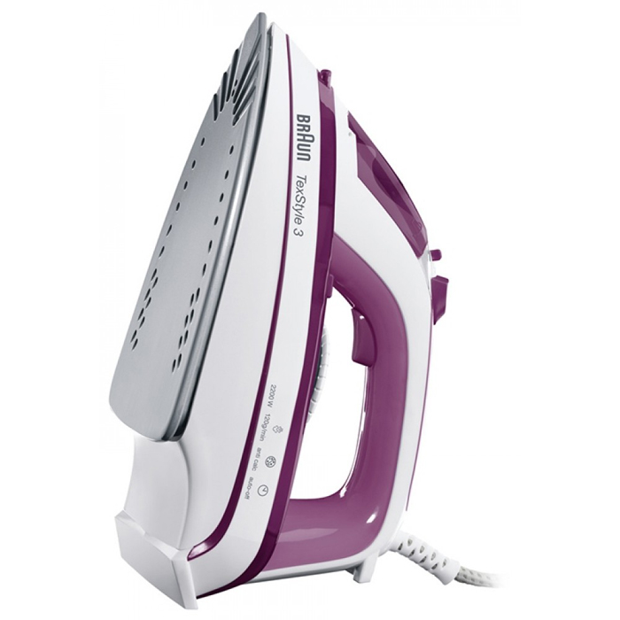 Braun TexStyle TS365A утюг0127394028 Braun TexStyle TS365A утюг0127394028Идеальная гладкость одежды с паровым утюгом Braun TexStyle TS365A! Хотите, чтобы гладить одежды было бы возможно ещё эффективнее и быстрее? Чтобы ткань разглаживалась сразу после первого же проведения по ней утюгом? Мечта стала реальностью, благодаря новому паровому утюгу Braun TexStyle TS365A! С ним становится не только невероятно легко гладить одежду, но также и можно не волноваться о том, что её можно испортить или перегреть. Процесс глажки одежды становится невероятно безопасным и простым. Благодаря эргономично сделанной, удобной ручке утюга вы меньше устанете. А его привлекательный и уютный дизайн поднимет вам настроение! Утюг Braun TexStyle TS365A справится даже с капризными тканями, текстура которых не очень-то поддается обычной глажке. Паровой удар мощностью 120 г/мин, в том числе вертикальное отпаривание – отлично подойдет для удаления складок на одежде и занавесках. Система самоочистки утюга Braun TexStyle TS365A позволит вам поддерживать...
