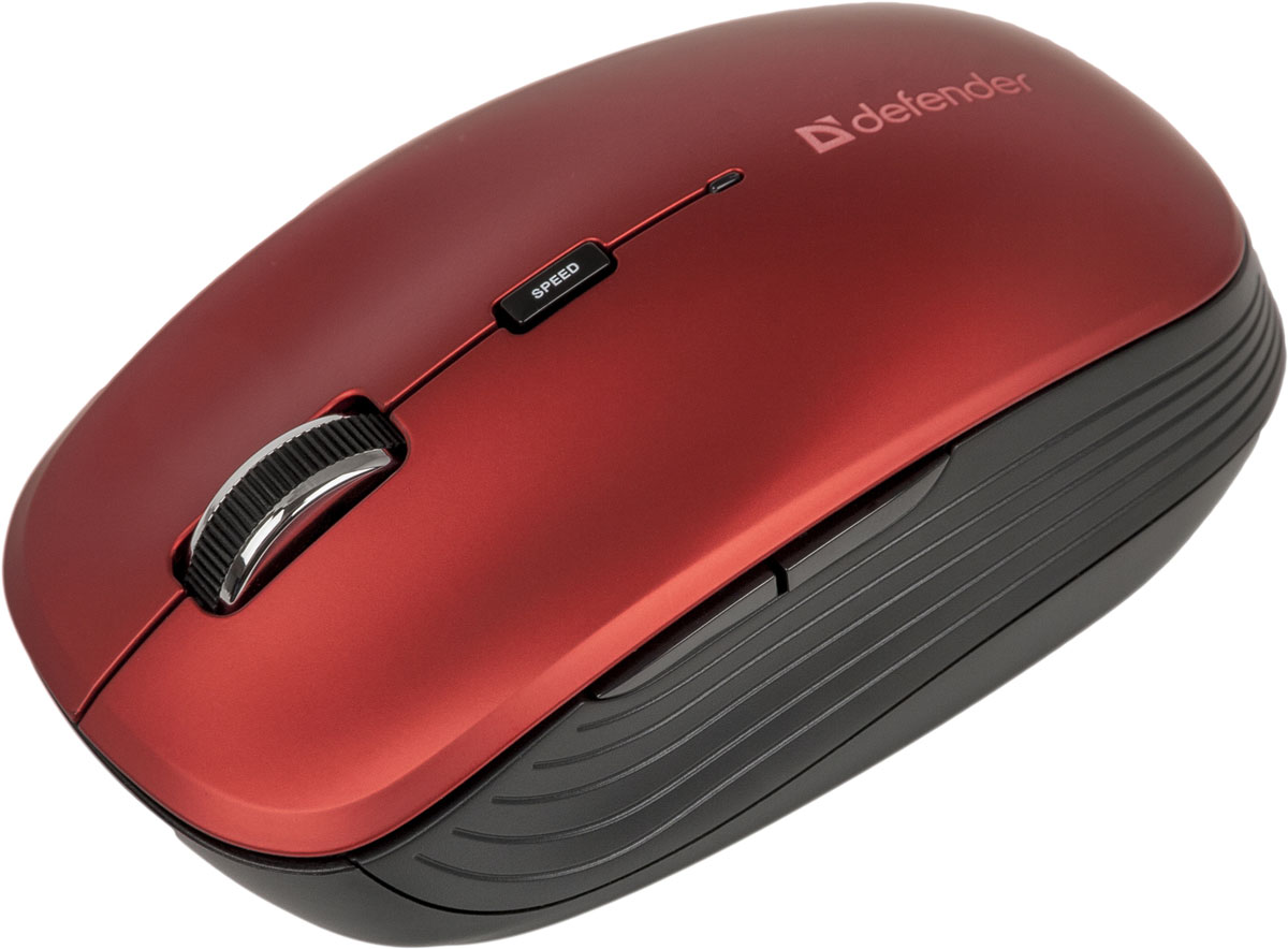Defender Ayashi MS-325, Red беспроводная оптическая мышь52329 Defender Ayashi MS-325, Red беспроводная оптическая мышь52329Специальный высокоточный сенсор Defender Accura мыши Ayashi MS-325 обеспечивает уверенную работу на неровных и рельефных поверхностях. Многофункциональное программное обеспечение Defender Quick-Point позволяет настроить кнопки под ваши задачи. Кнопка смены разрешения позволяет менять скорость курсора мыши одним нажатием (1000/1500/2000 dpi). Радиус действия беспроводной связи составляет 10 метров, что обеспечивает большую свободу действий. Приемник поддерживает одновременное подключение до 5 устройств.