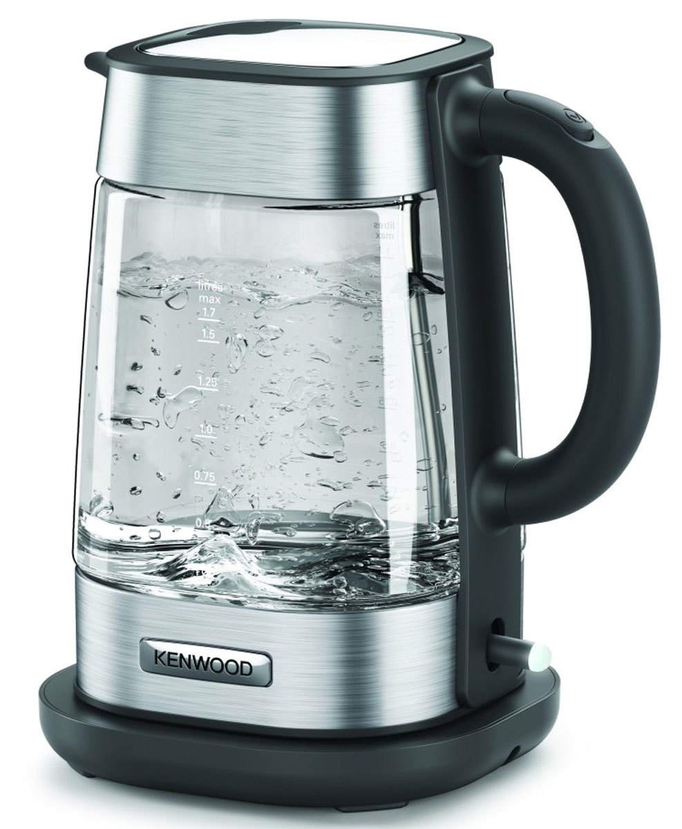 Kenwood Persona ZJG801CL электрочайник0W21000005 Kenwood Persona ZJG801CL электрочайник0W21000005Чайник Kenwood ZJG801CL создан для тех, кто хочет приобрести не просто прибор для быстрого и эффективного кипячения воды, а стильную деталь интерьера. Эта модель принадлежит к премиум-коллекции дизайнерской техники Persona. Прозрачный корпус этого чайника создан из прочного термоустойчивого стекла Schott Duran Glass. Он оснащен эргономичной удобной ручкой с покрытием SureGrip, которая комфортно лежит в руке. Благодаря скрытому нагревательному элементу вы сможете вскипятить даже небольшое количество воды. К тому же, такой элемент гарантирует более надежную и продолжительную работу чайника. Купить его – значит обзавестись красивым кухонным прибором. Для того, чтобы вы могли наслаждаться прекрасным вкусом напитков без лишних примесей, в этой модели предусмотрен специальный фильтр. Он обезопасит вас от случайного попадания накипи в вашу чашку. Преимущество в том, что фильтр съемный, то есть, вы можете снять и почистить его. Делать это необходимо при помощи...